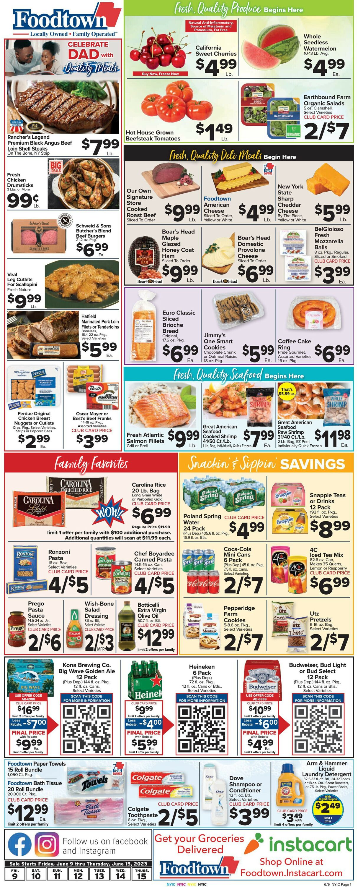 Foodtown Weekly Ad Circular - valid 06/09-06/15/2023