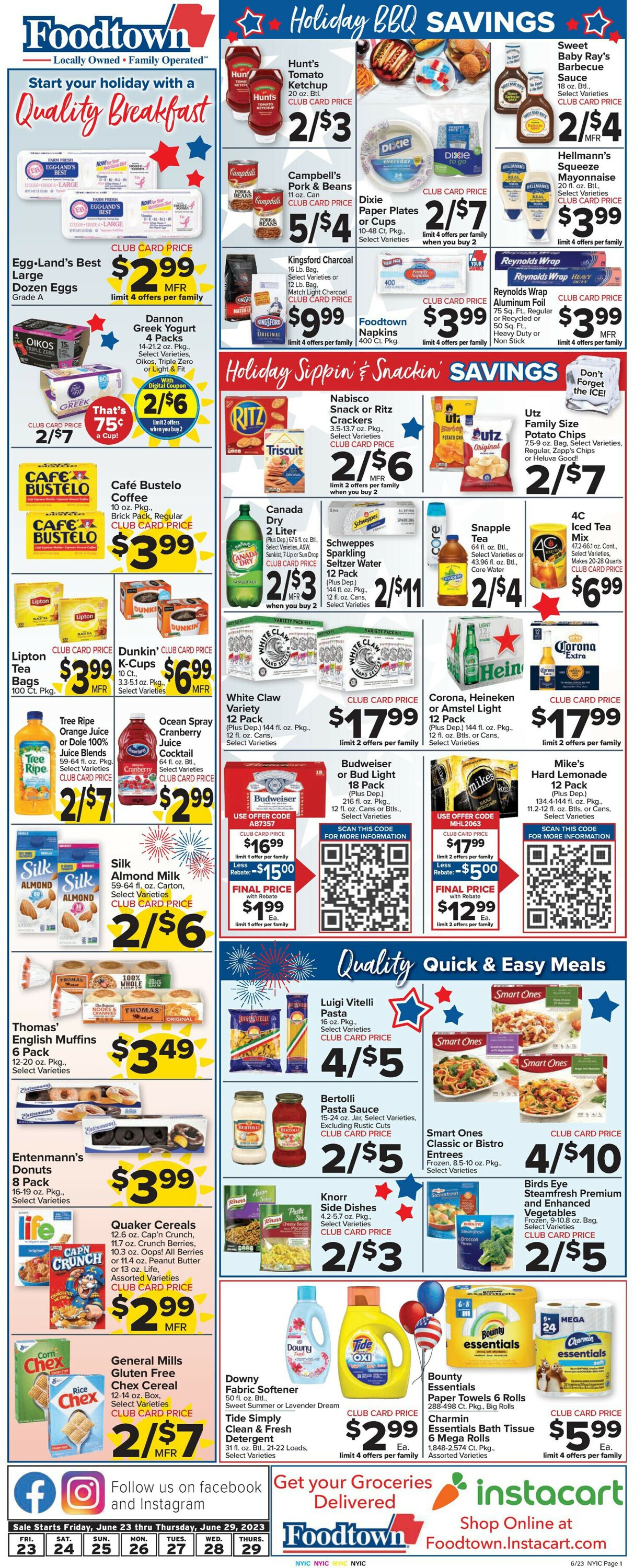 Foodtown Weekly Ad Circular - valid 06/23-06/29/2023 (Page 3)