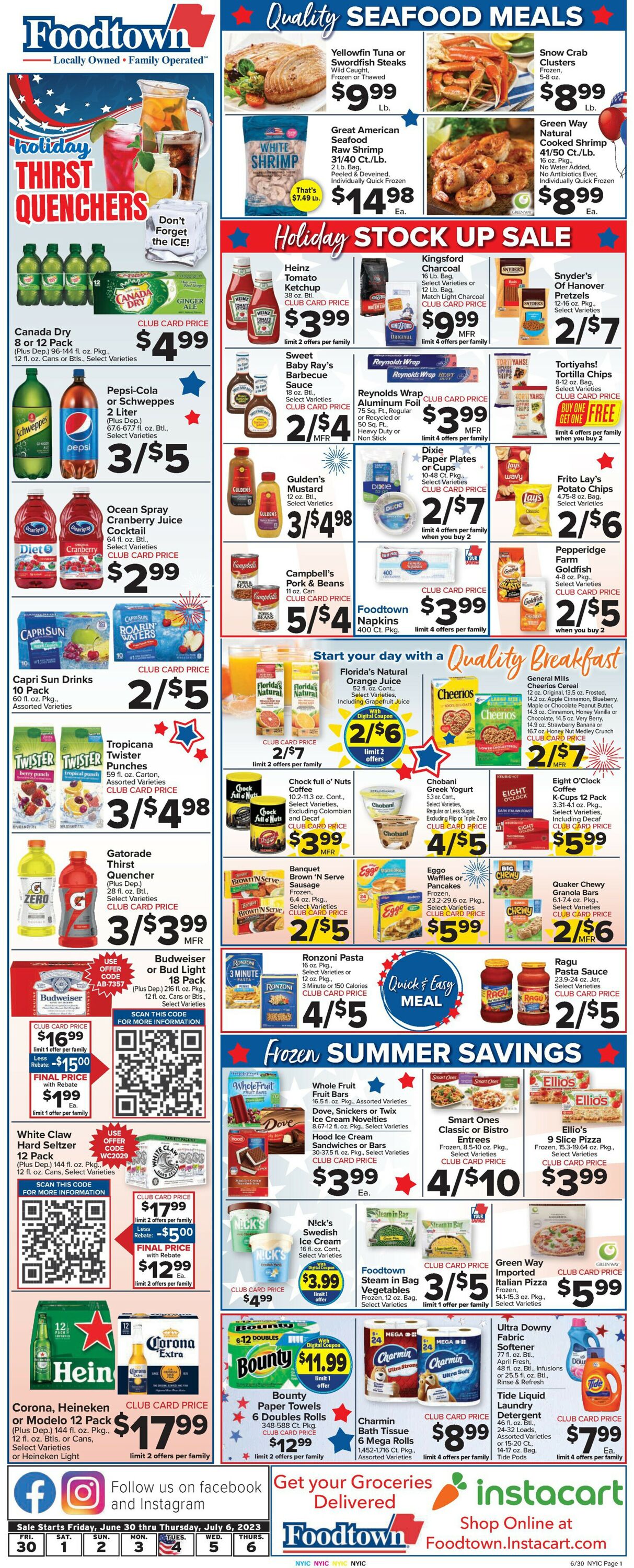 Foodtown Weekly Ad Circular - valid 06/30-07/06/2023 (Page 3)