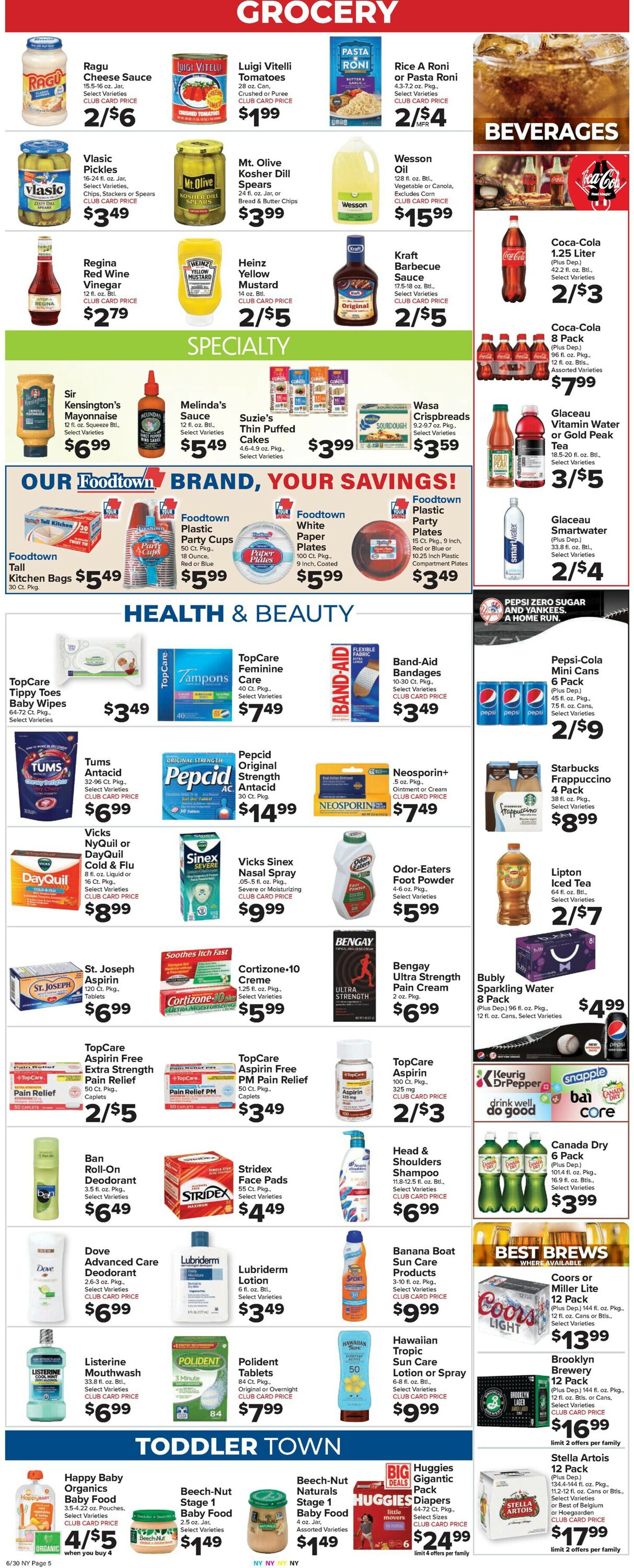 Foodtown Weekly Ad Circular - valid 06/30-07/06/2023 (Page 7)