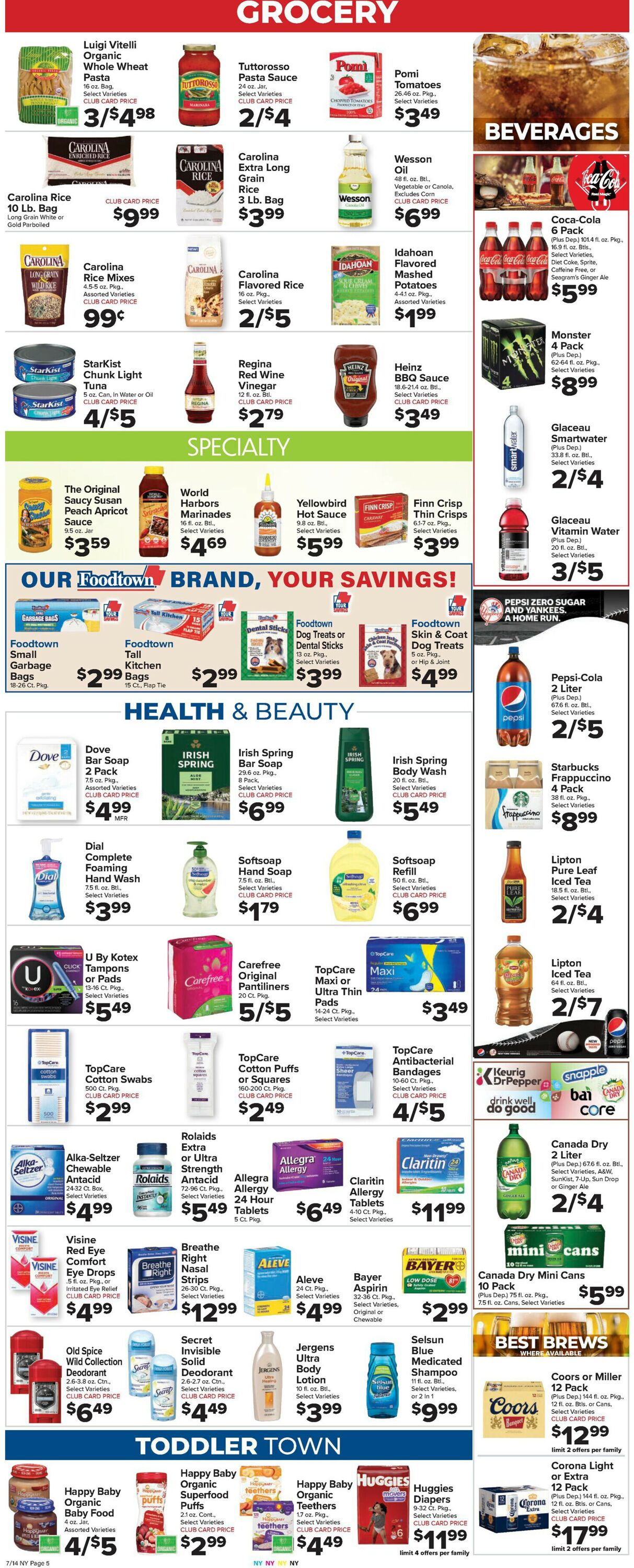 Foodtown Weekly Ad Circular - valid 07/14-07/20/2023 (Page 7)
