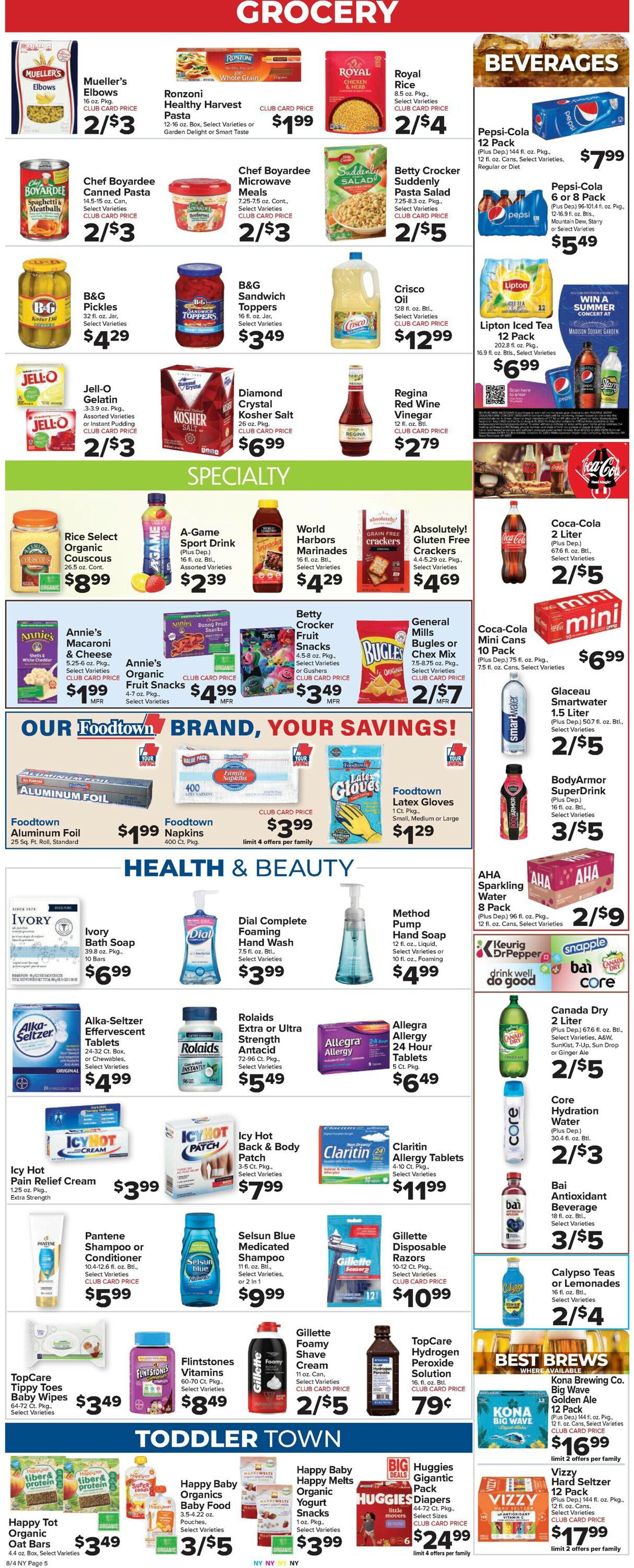 Foodtown Weekly Ad Circular - valid 08/04-08/10/2023 (Page 7)