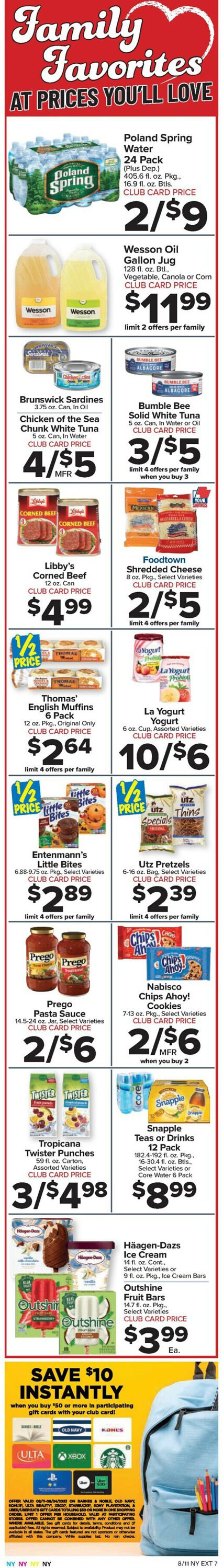 Foodtown Weekly Ad Circular - valid 08/11-08/17/2023 (Page 2)