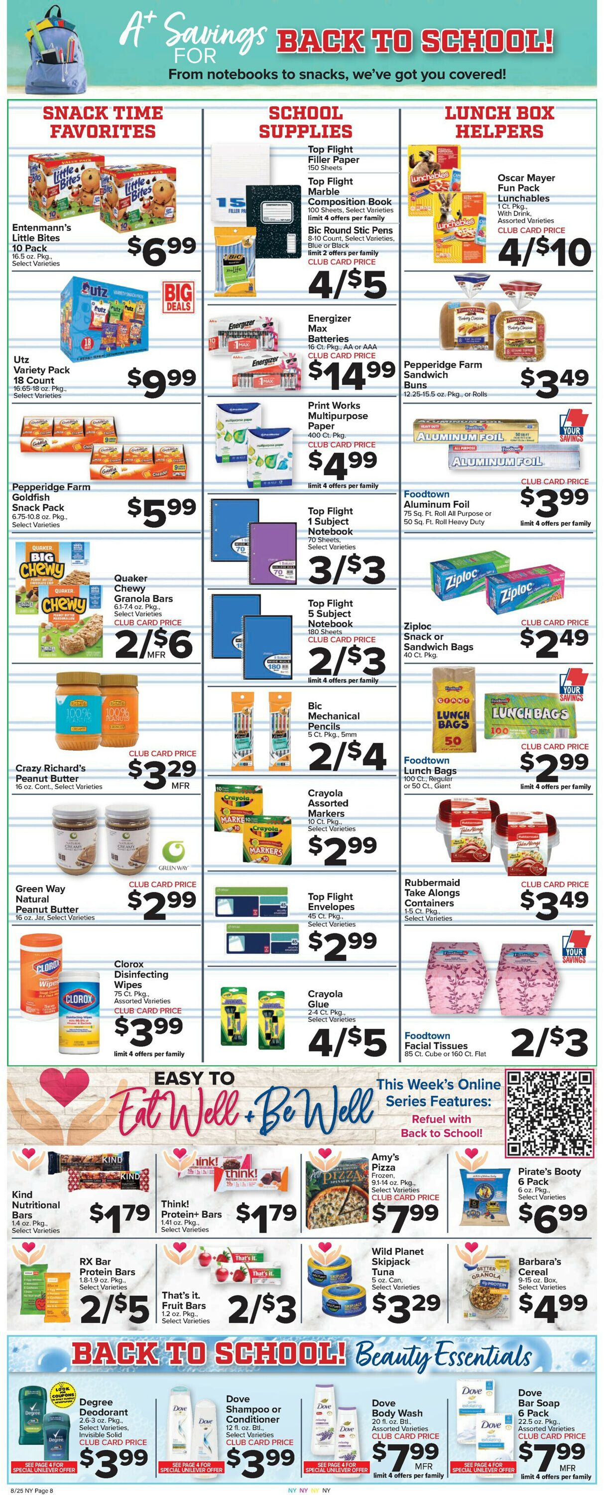 Foodtown Weekly Ad Circular - valid 08/25-08/31/2023 (Page 2)