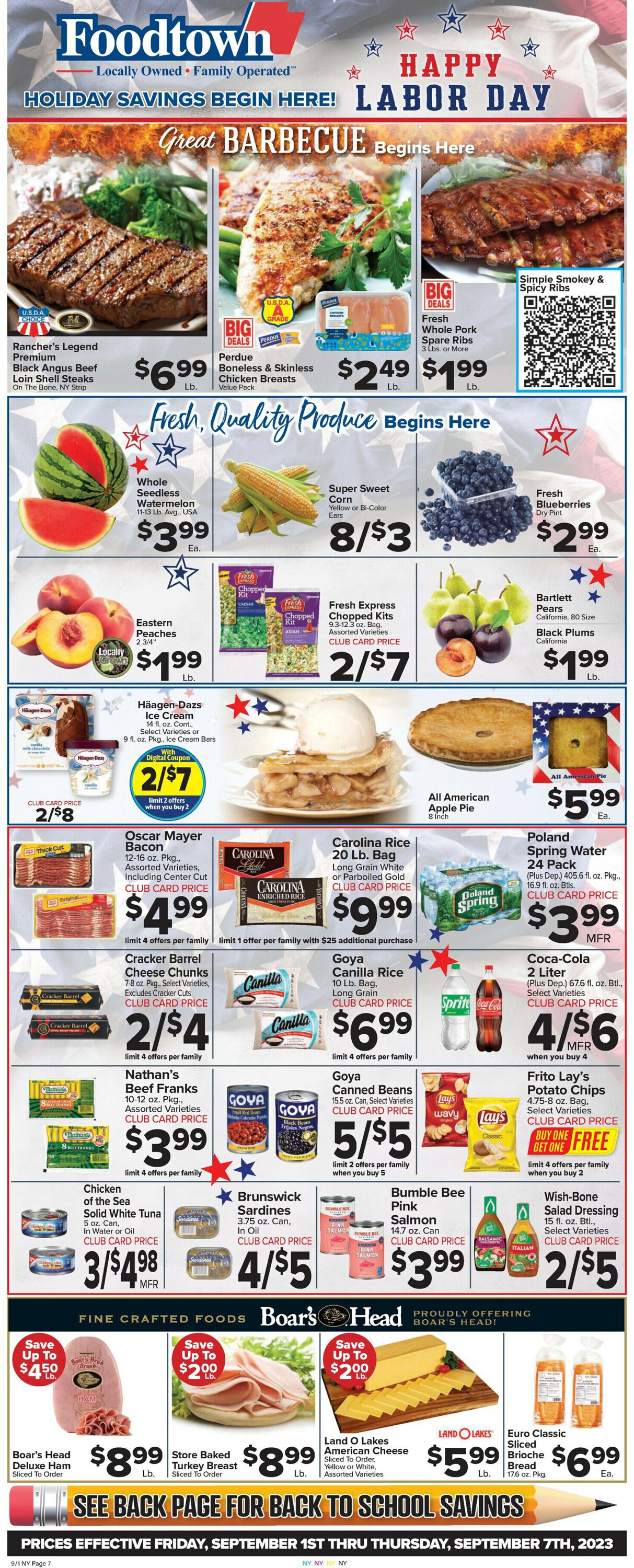 Foodtown Weekly Ad Circular - valid 09/01-09/07/2023