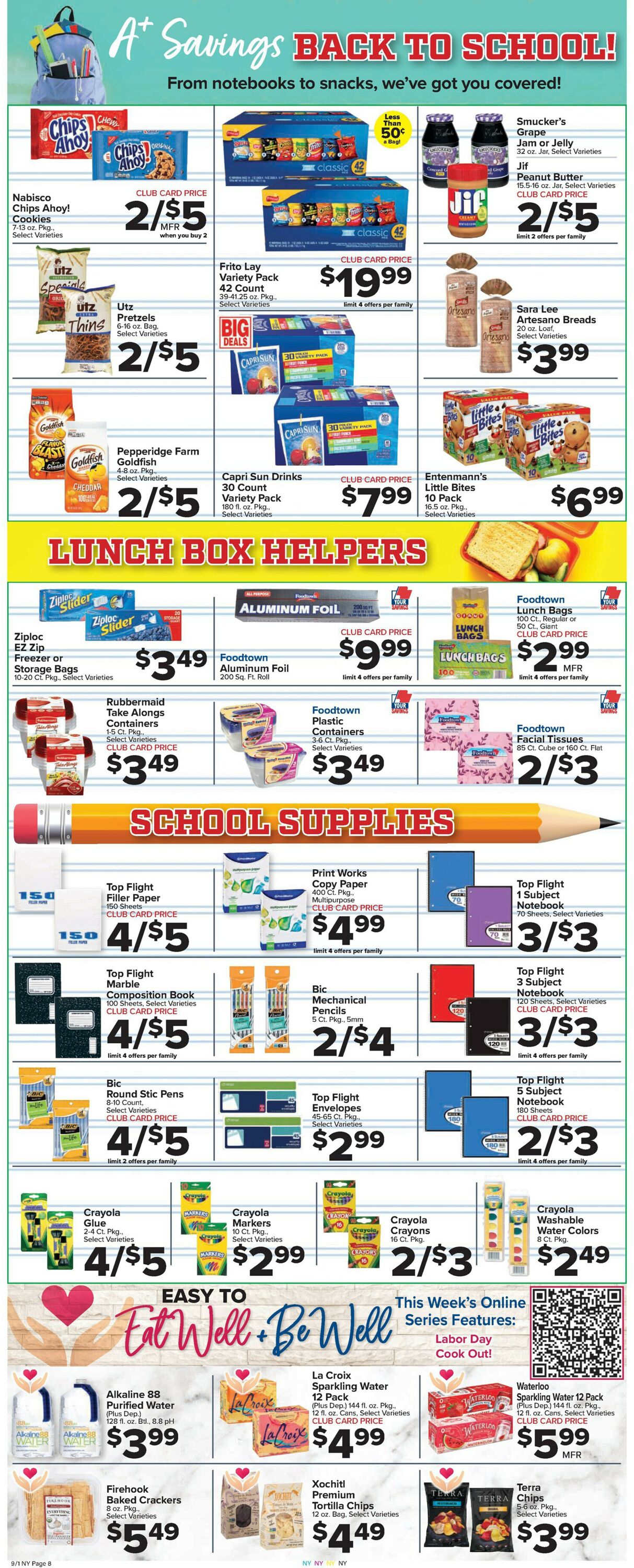 Foodtown Weekly Ad Circular - valid 09/01-09/07/2023 (Page 2)