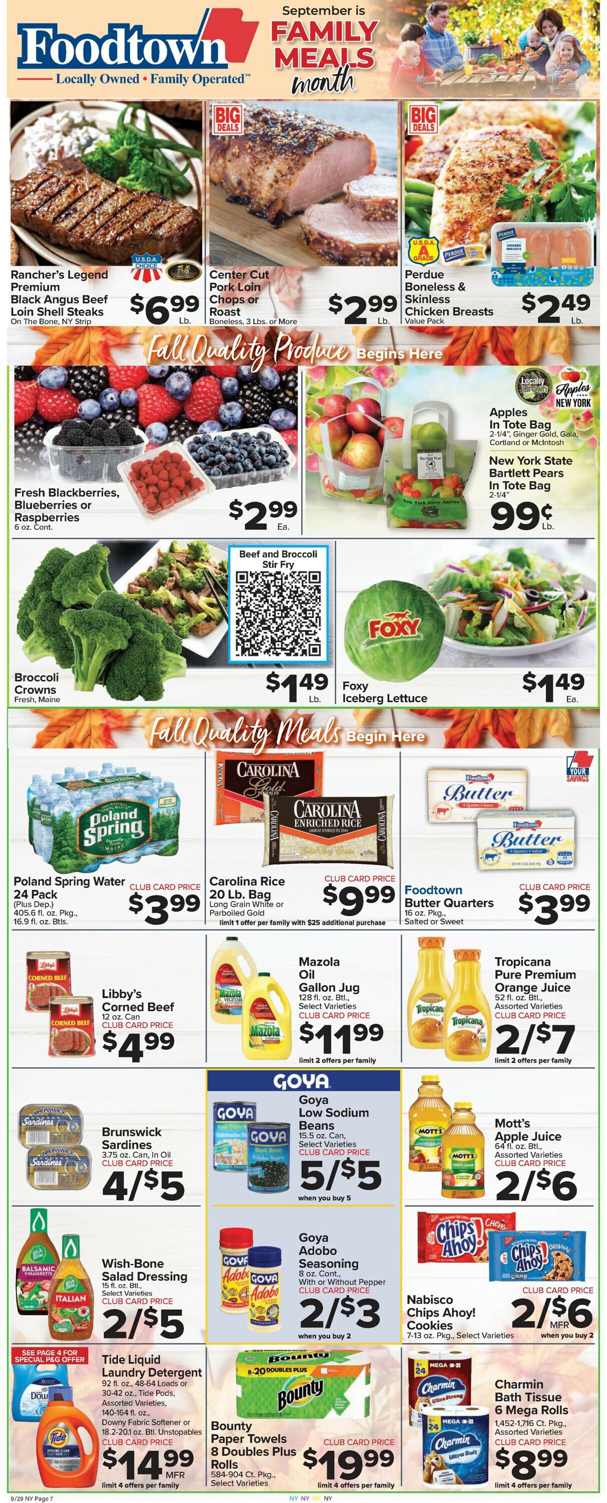 Foodtown Weekly Ad Circular - valid 09/29-10/05/2023