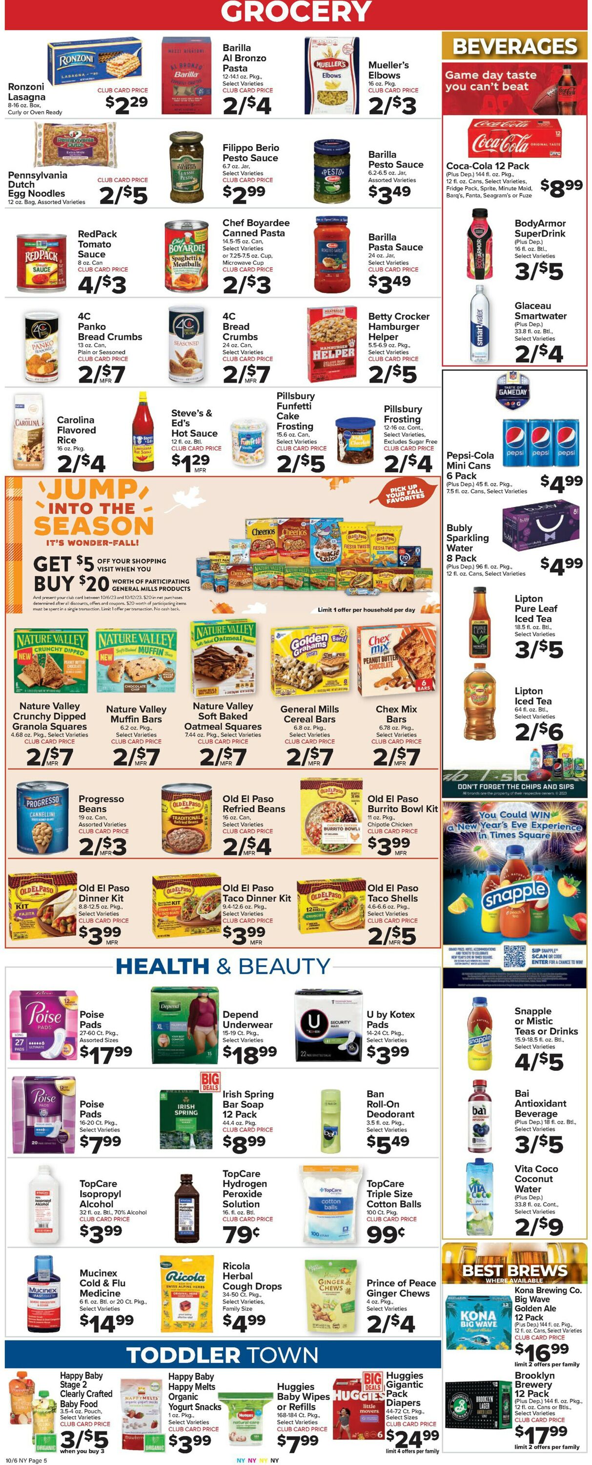Foodtown Weekly Ad Circular - valid 10/06-10/12/2023 (Page 7)