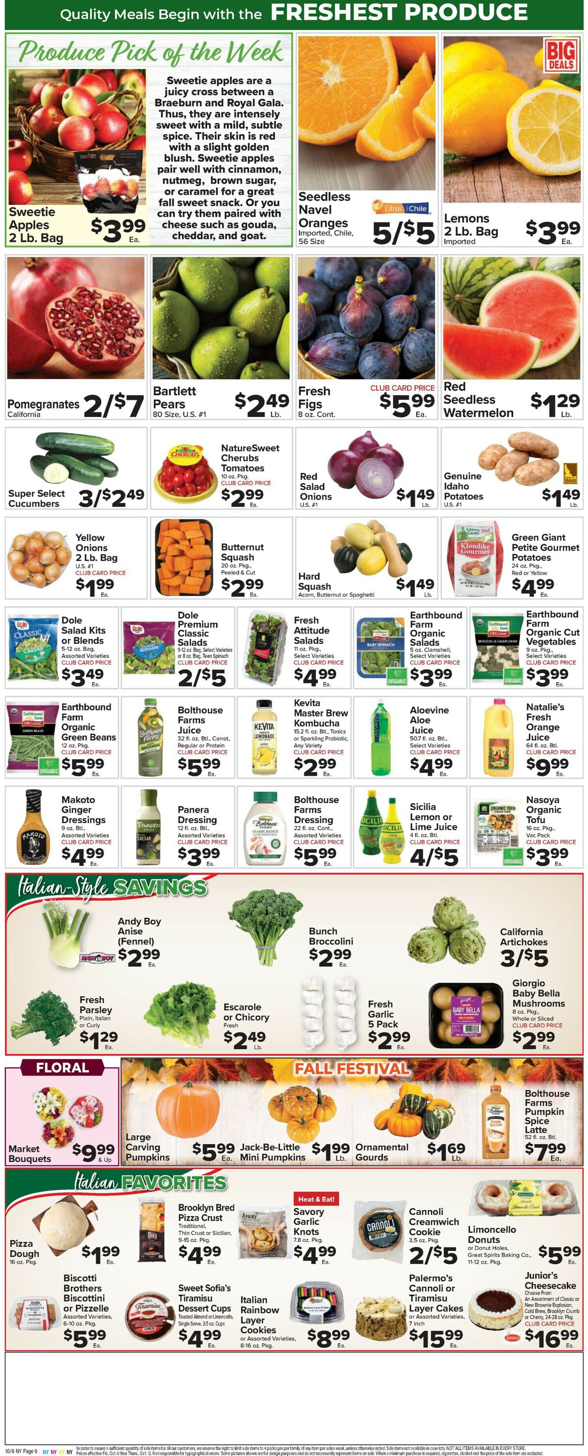Foodtown Weekly Ad Circular - valid 10/06-10/12/2023 (Page 8)
