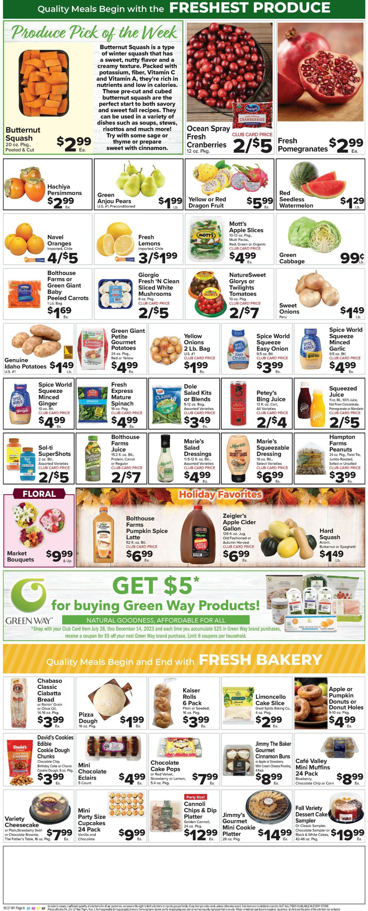 Foodtown Weekly Ad Circular - valid 10/27-11/02/2023 (Page 8)