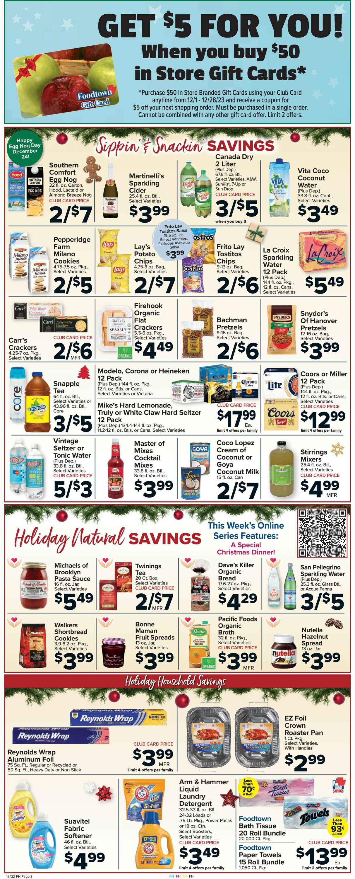 Foodtown Weekly Ad Circular - valid 12/22-12/28/2023 (Page 2)