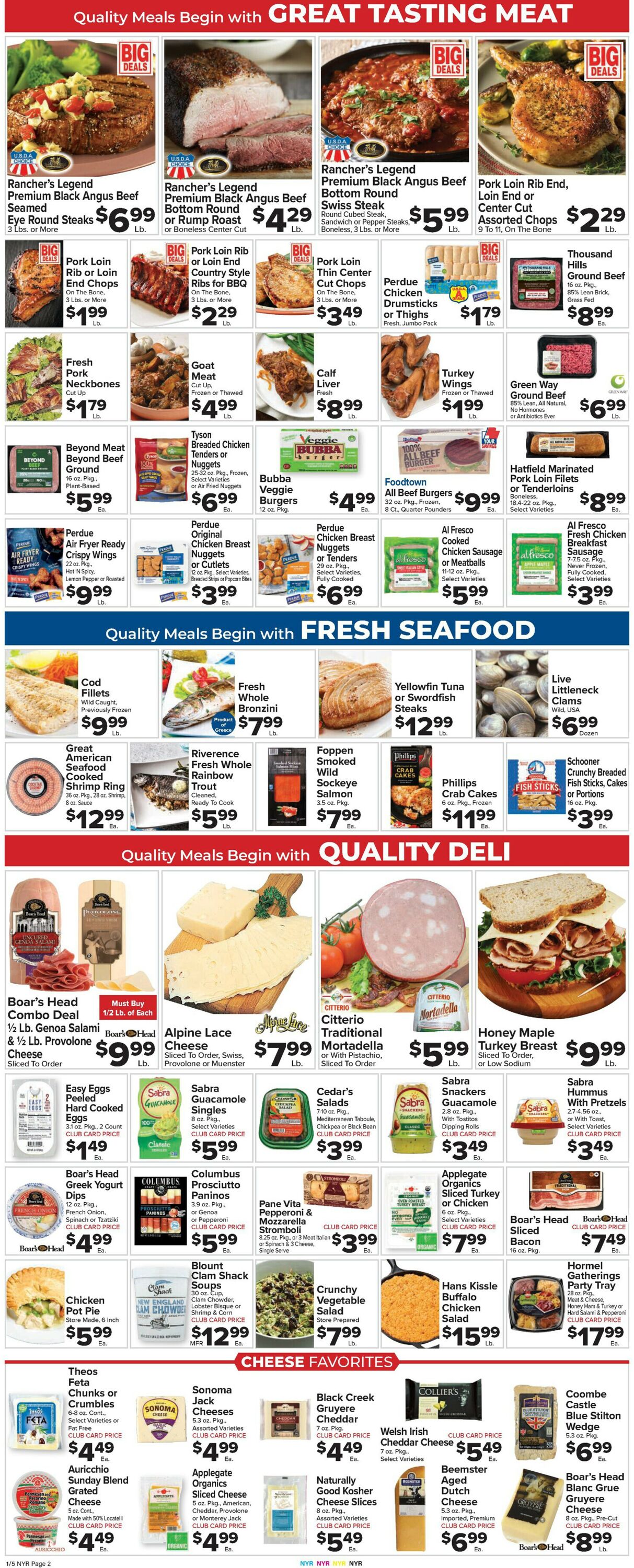 Foodtown Weekly Ad Circular - valid 01/05-01/11/2024 (Page 4)