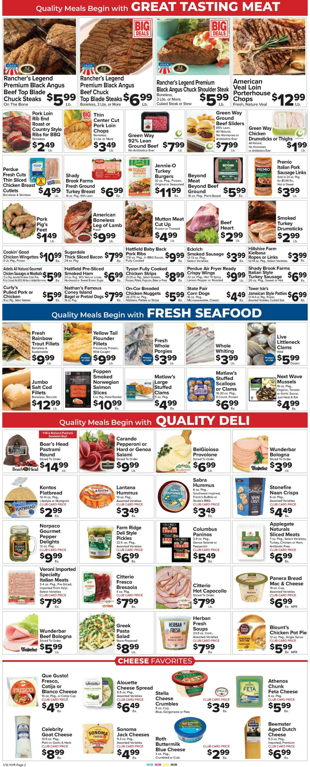 Foodtown Weekly Ad Circular - valid 01/12-01/18/2024 (Page 4)