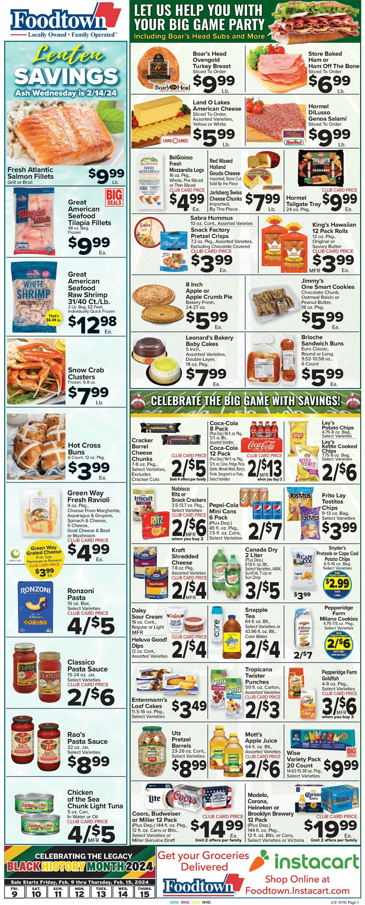 Foodtown Weekly Ad Circular - valid 02/09-02/15/2024 (Page 3)