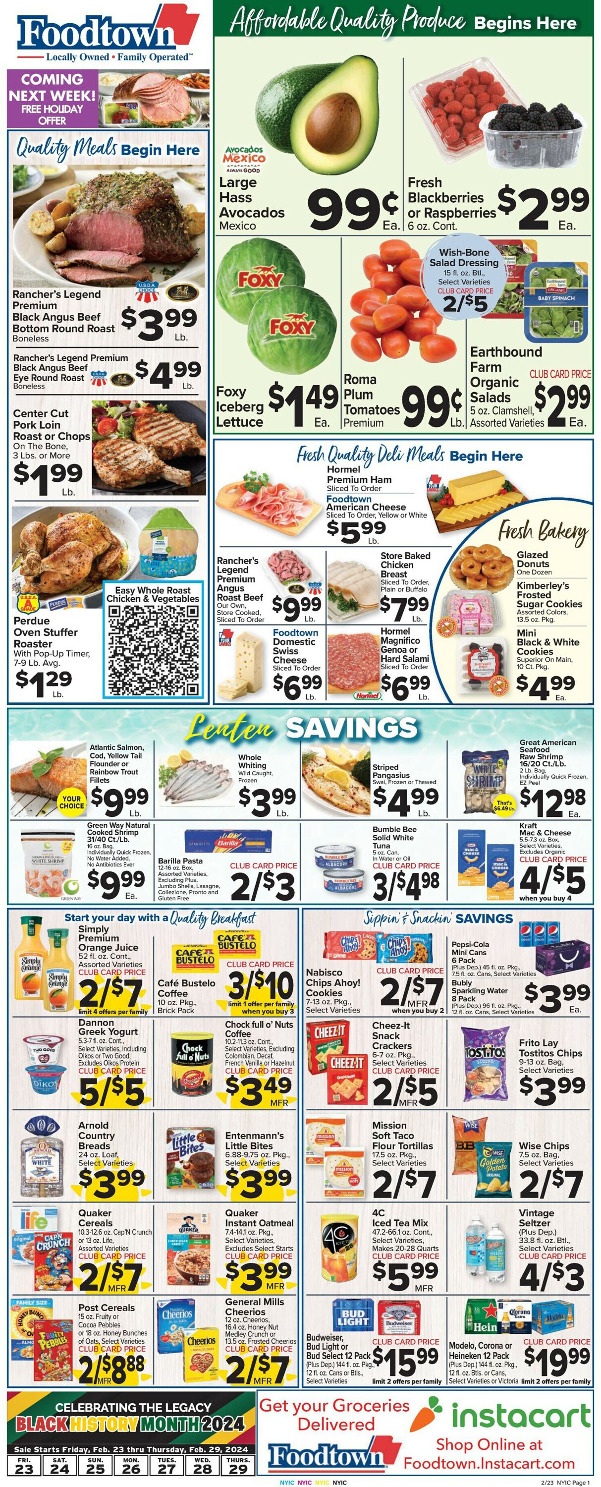 Foodtown Weekly Ad Circular - valid 02/23-02/29/2024