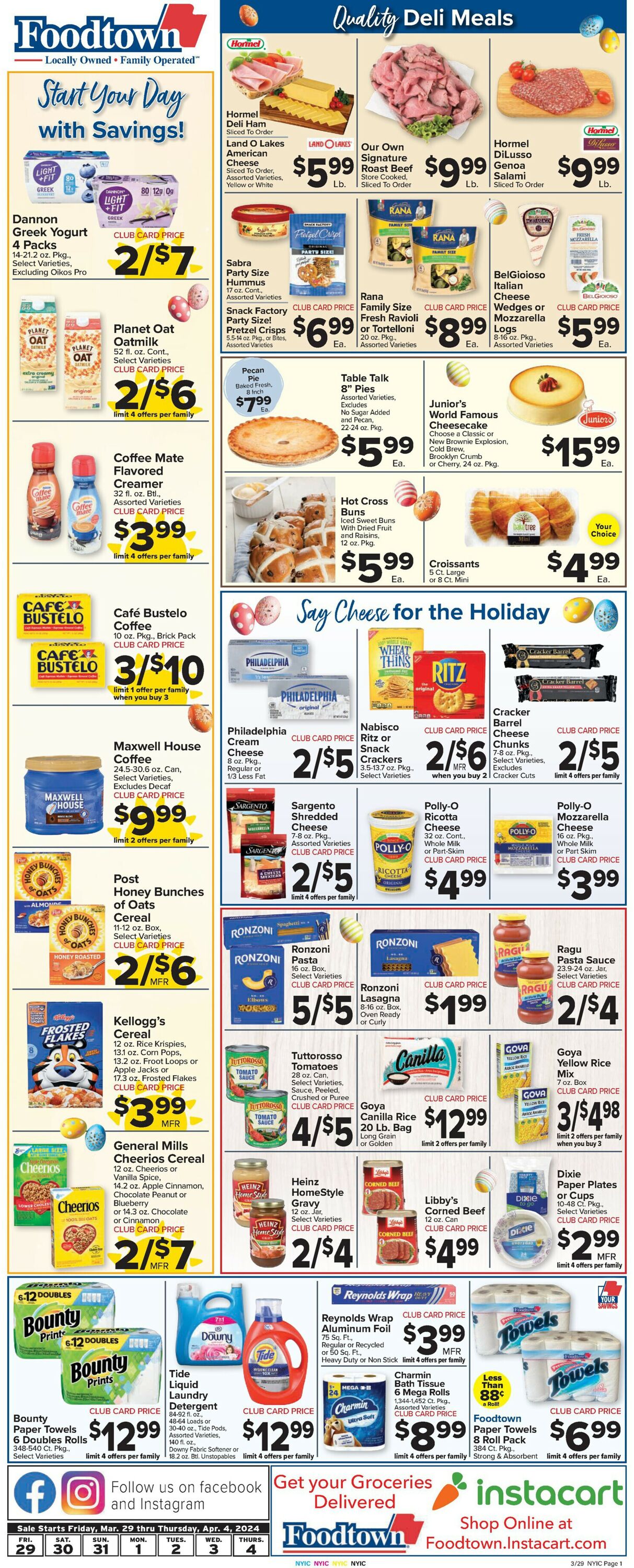 Foodtown Weekly Ad Circular - valid 03/29-04/04/2024 (Page 3)