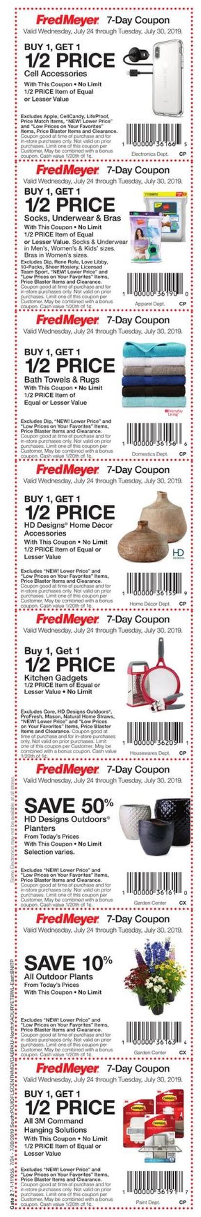 Fred Meyer Weekly Ad Circular - valid 07/25-08/18/2019 (Page 6)