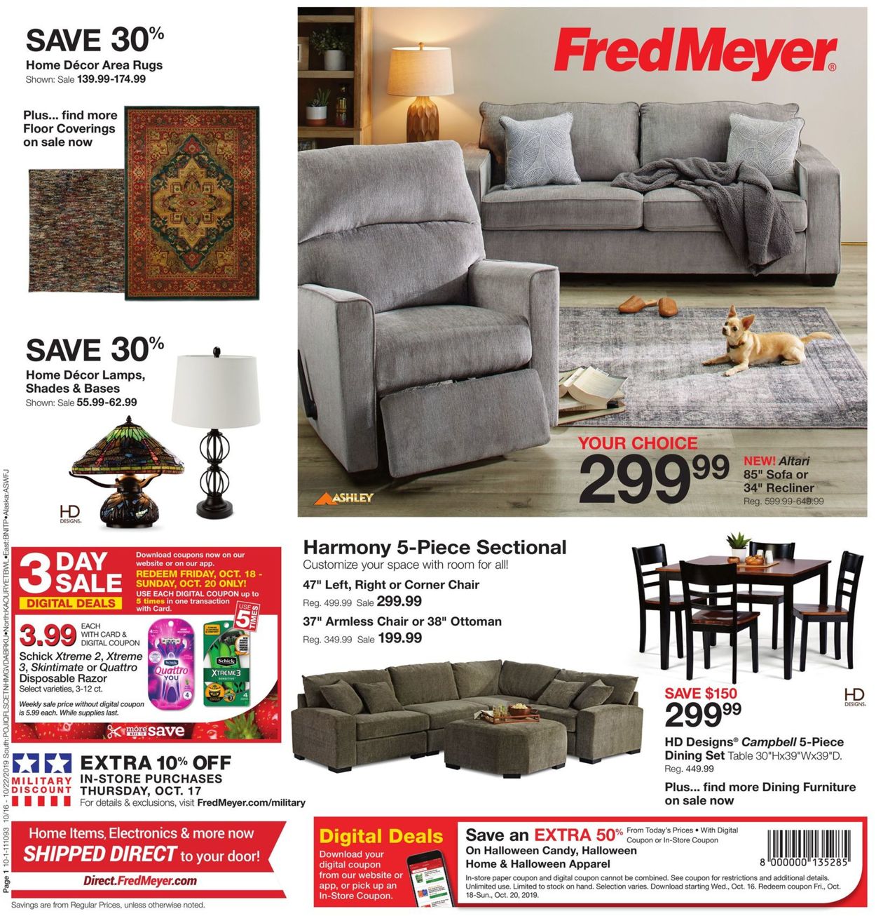 Fred Meyer Weekly Ad Circular - valid 10/16-10/22/2019