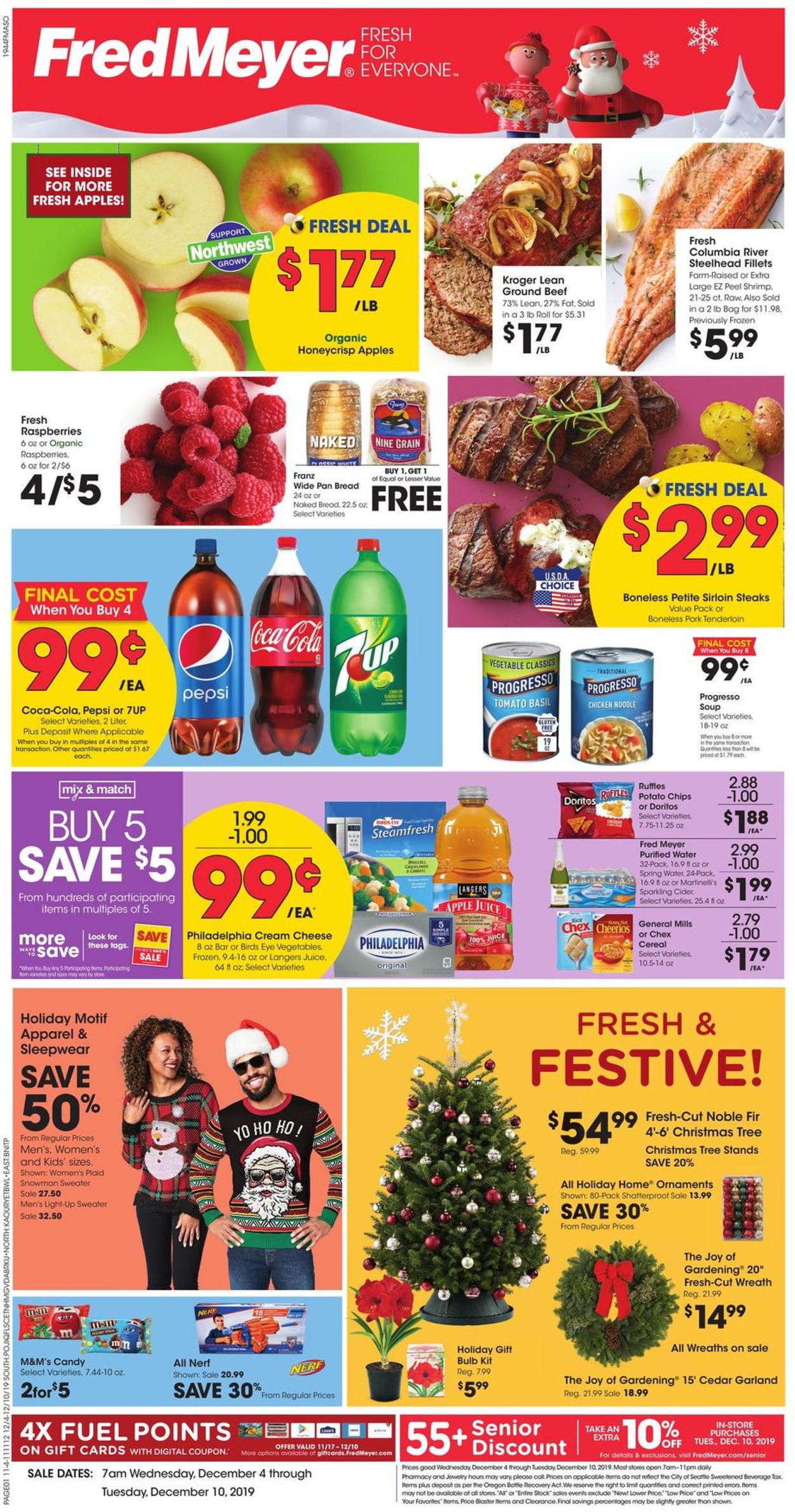 Fred Meyer - Holiday Ad 2019 Weekly Ad Circular - valid 12/04-12/10/2019