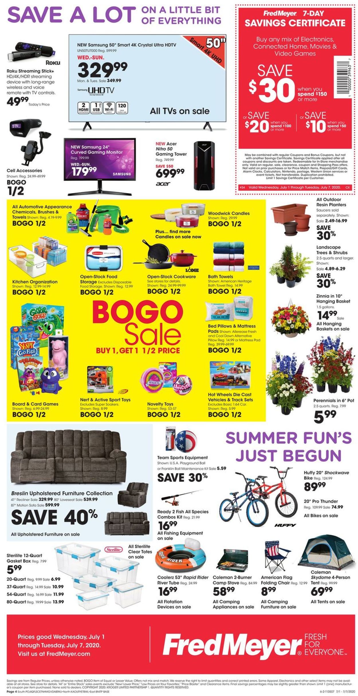 Fred Meyer Weekly Ad Circular - valid 07/01-07/07/2020 (Page 4)