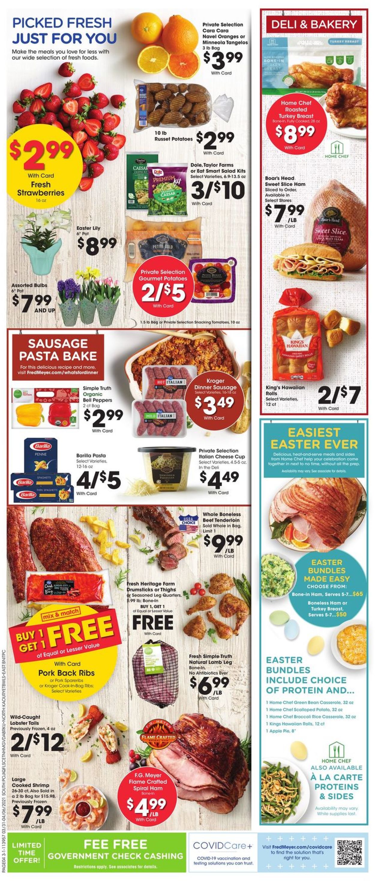 Fred Meyer - Easter 2021 Weekly Ad Circular - valid 03/31-04/06/2021 (Page 4)