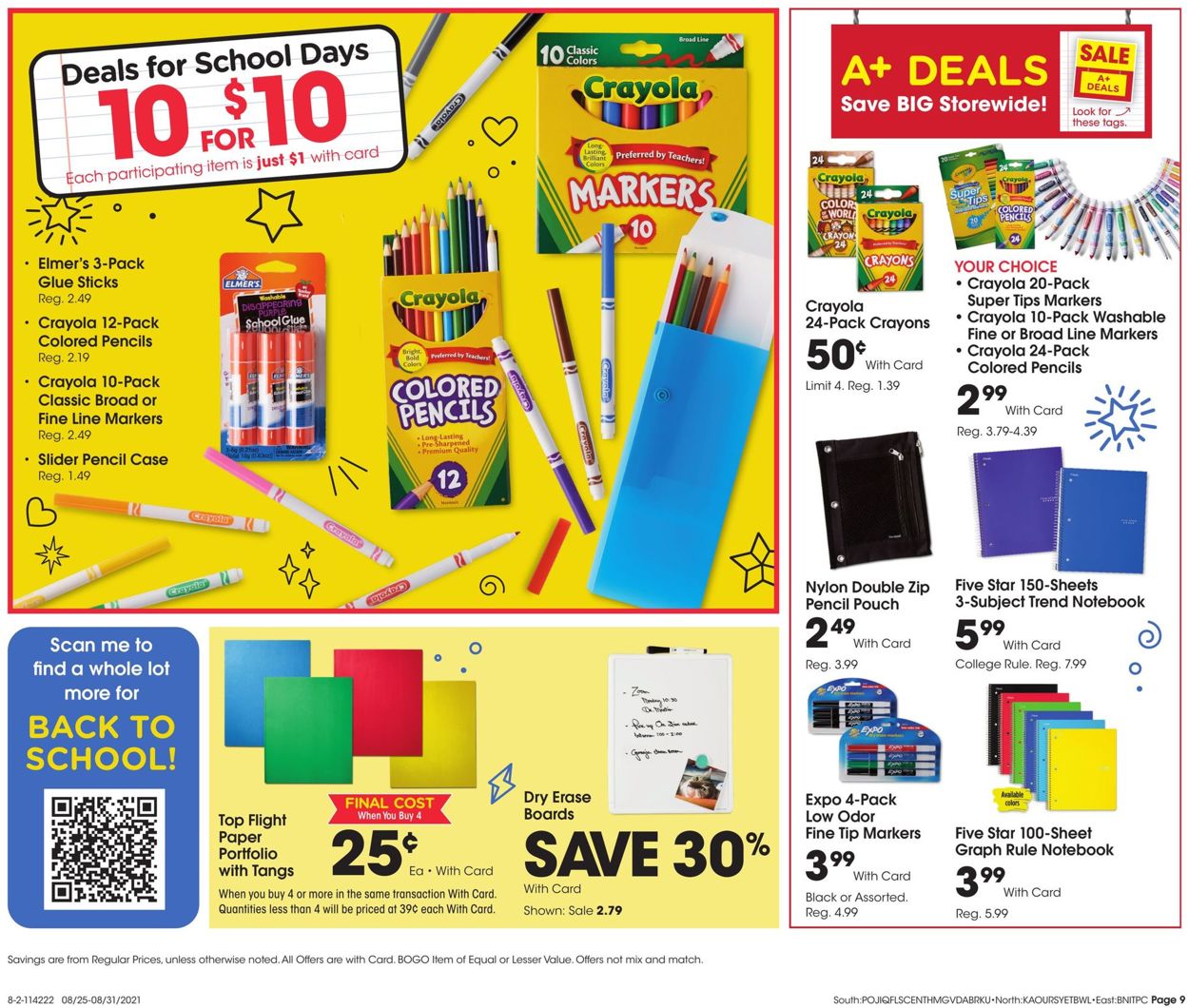 Fred Meyer Weekly Ad Circular - valid 08/25-08/31/2021 (Page 9)