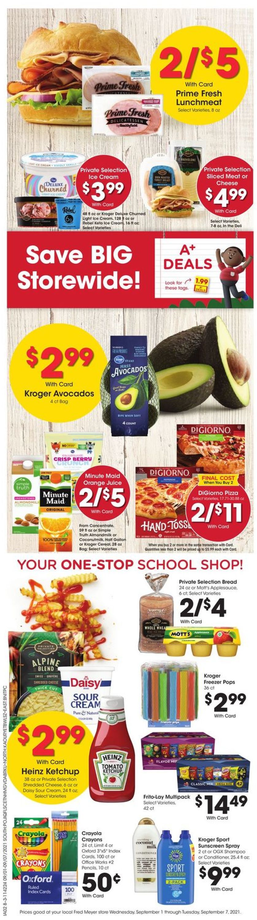 Fred Meyer Weekly Ad Circular - valid 09/01-09/07/2021 (Page 10)