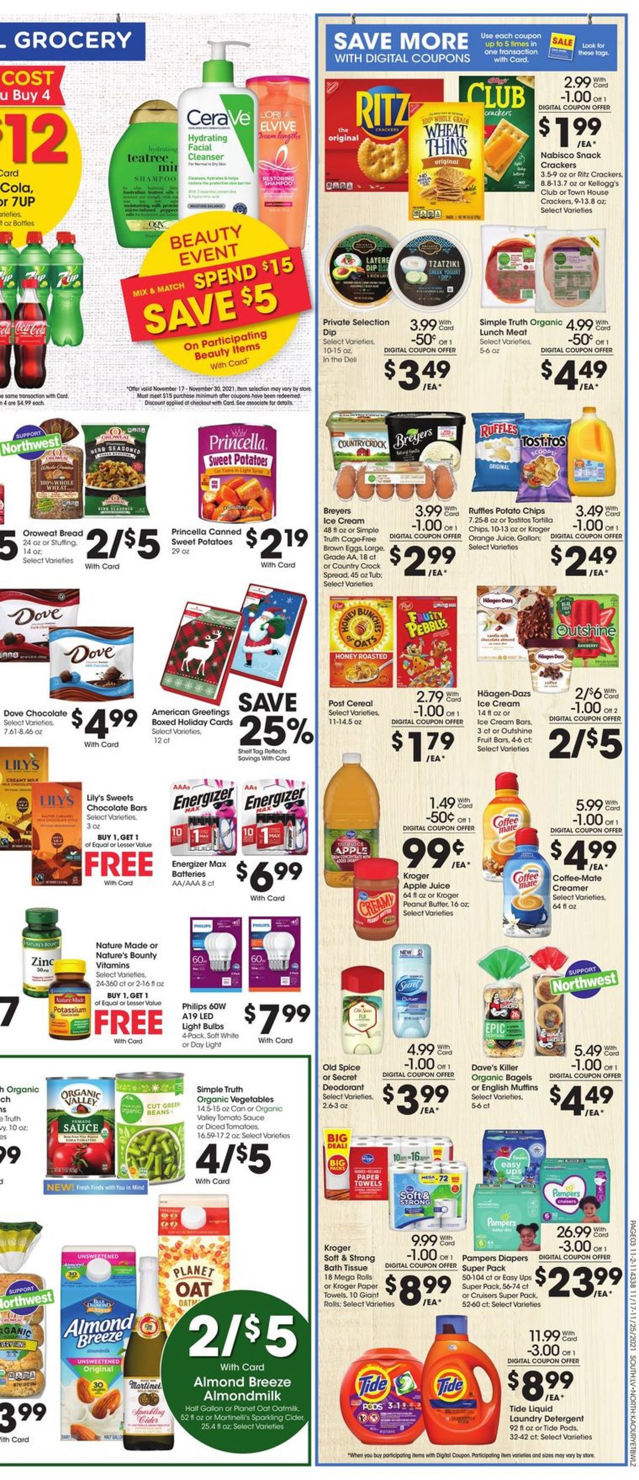 Fred Meyer Weekly Ad Circular - valid 11/17-11/25/2021 (Page 8)