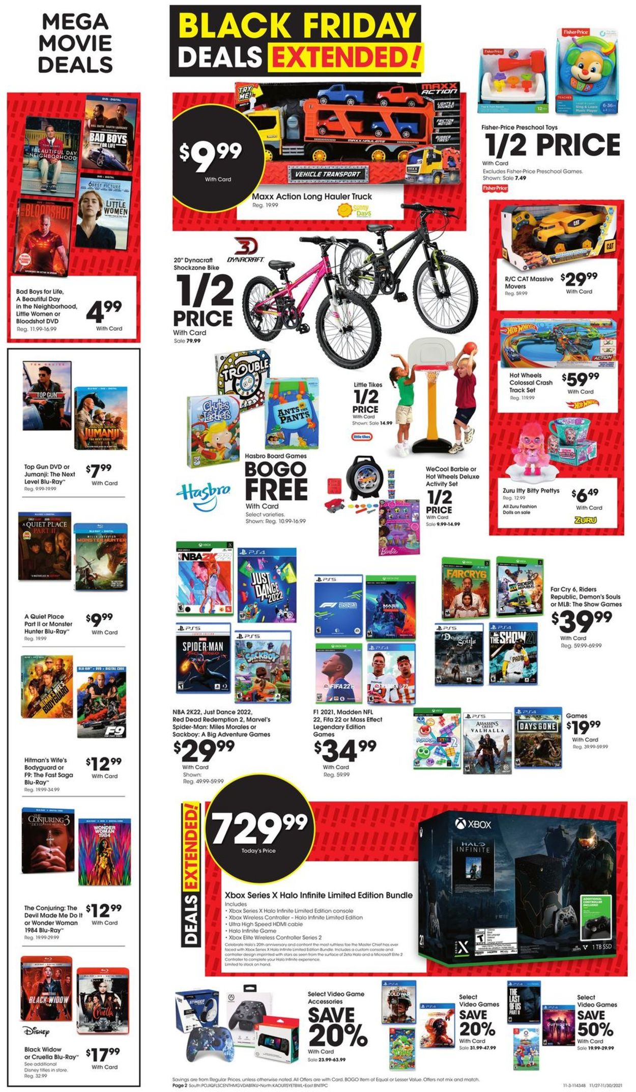 Fred Meyer CYBER MONDAY 2021 Weekly Ad Circular - valid 11/27-11/30/2021 (Page 2)