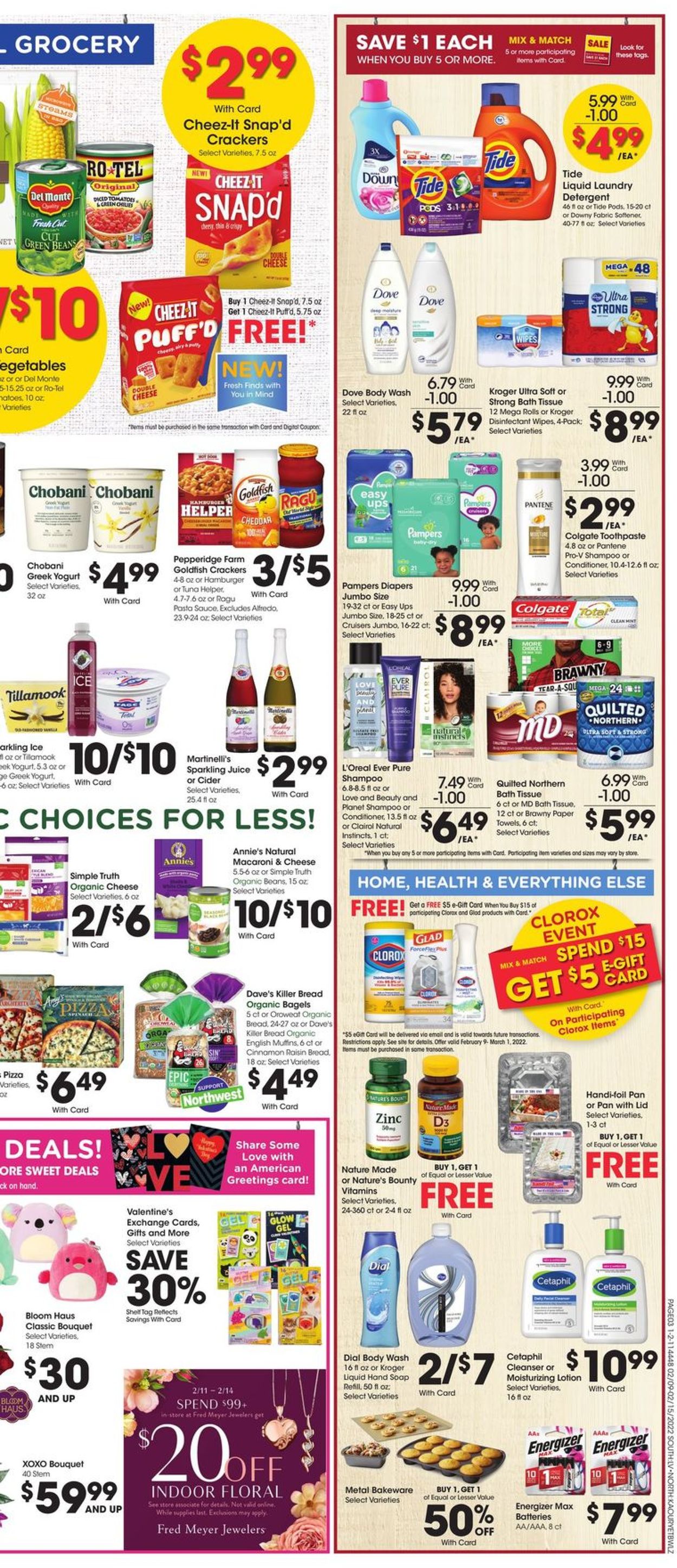Fred Meyer Weekly Ad Circular - valid 02/09-02/15/2022 (Page 8)