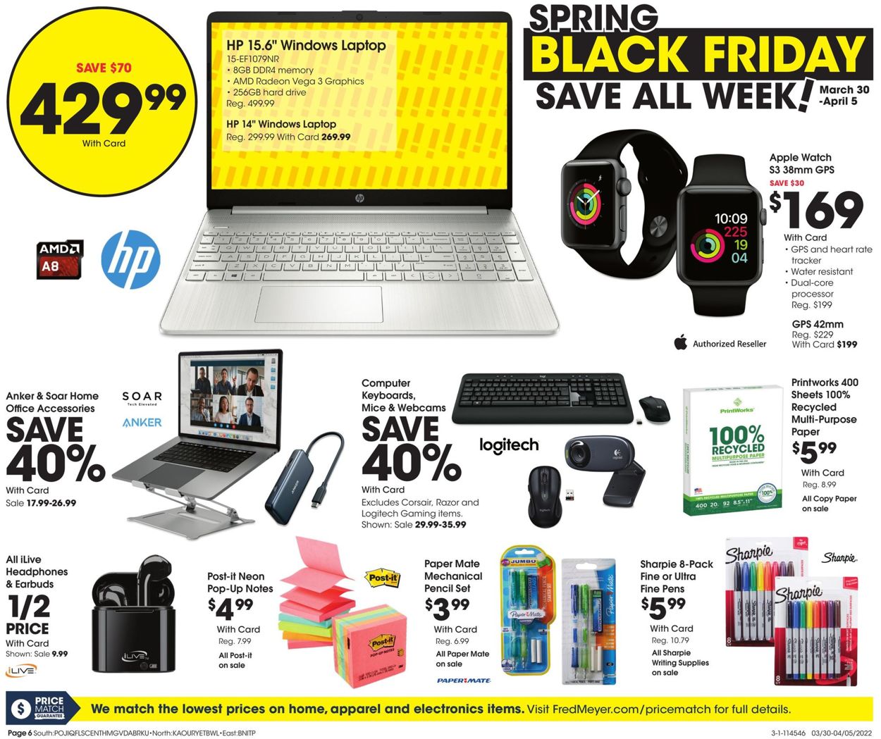 Fred Meyer Weekly Ad Circular - valid 03/30-04/05/2022 (Page 6)