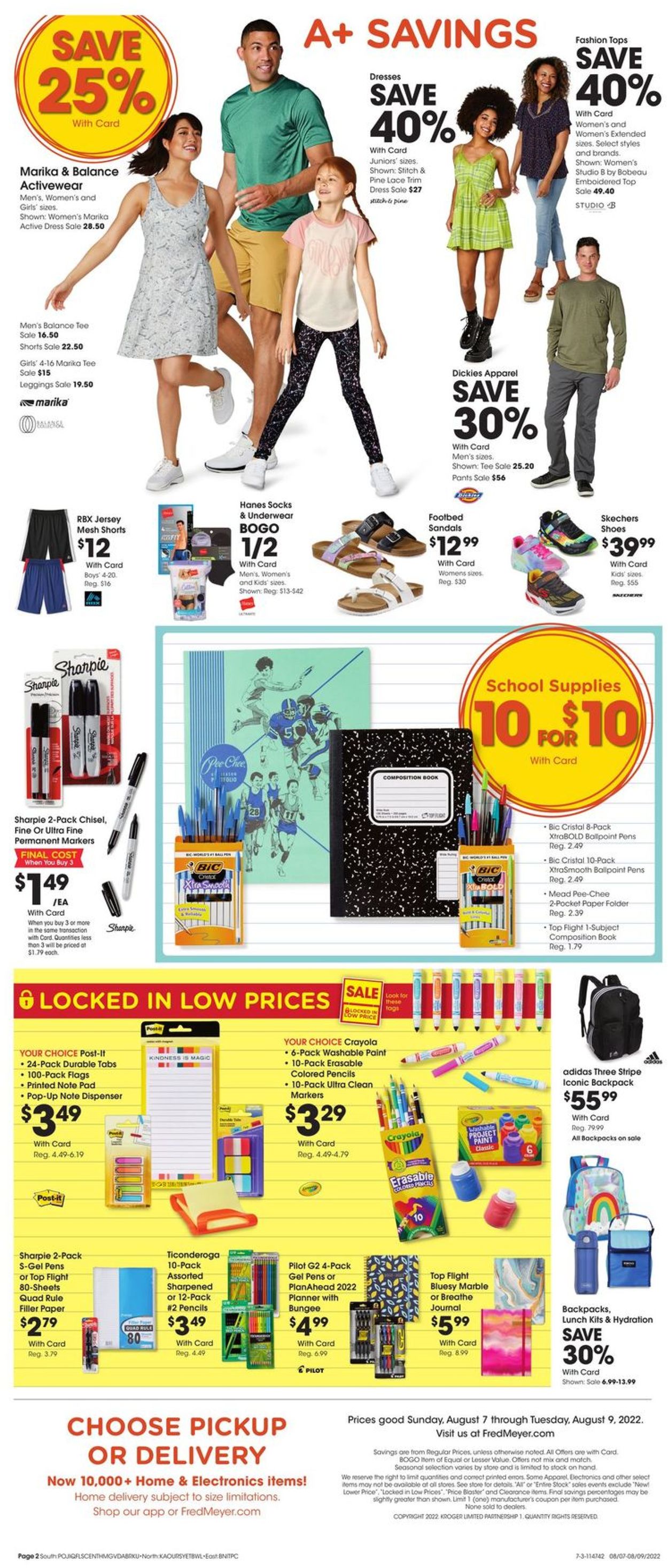Fred Meyer Weekly Ad Circular - valid 08/07-08/09/2022 (Page 2)