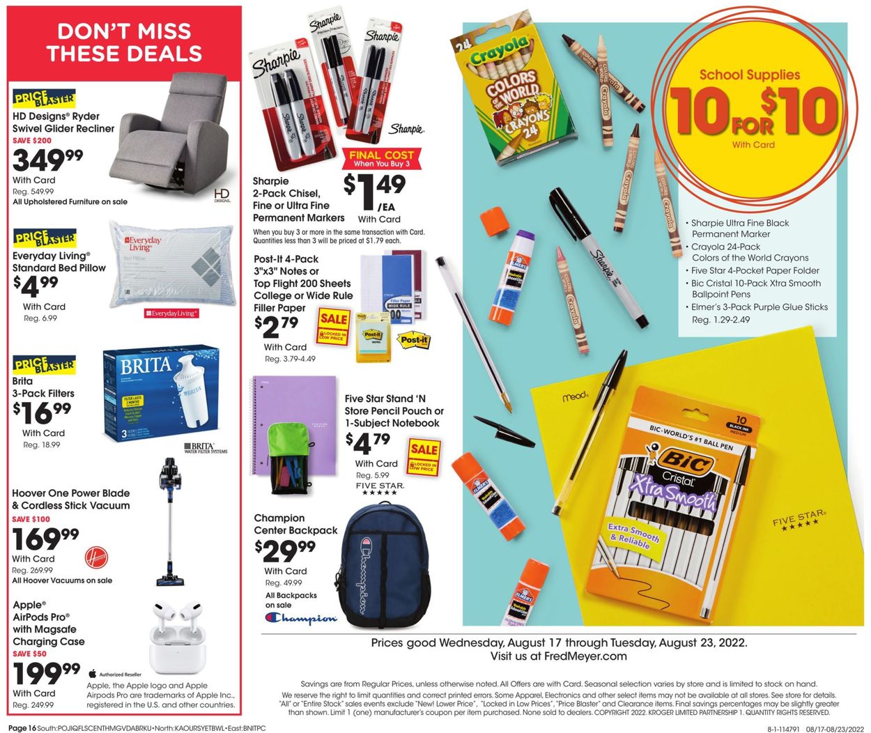 Fred Meyer Weekly Ad Circular - valid 08/17-08/23/2022 (Page 16)