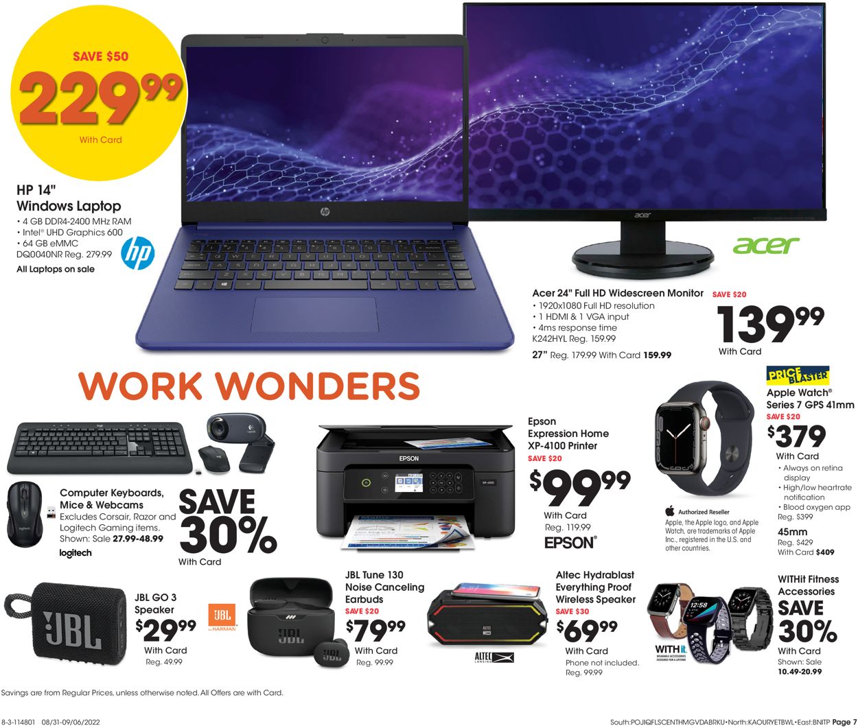 Fred Meyer Weekly Ad Circular - valid 08/31-09/06/2022 (Page 7)
