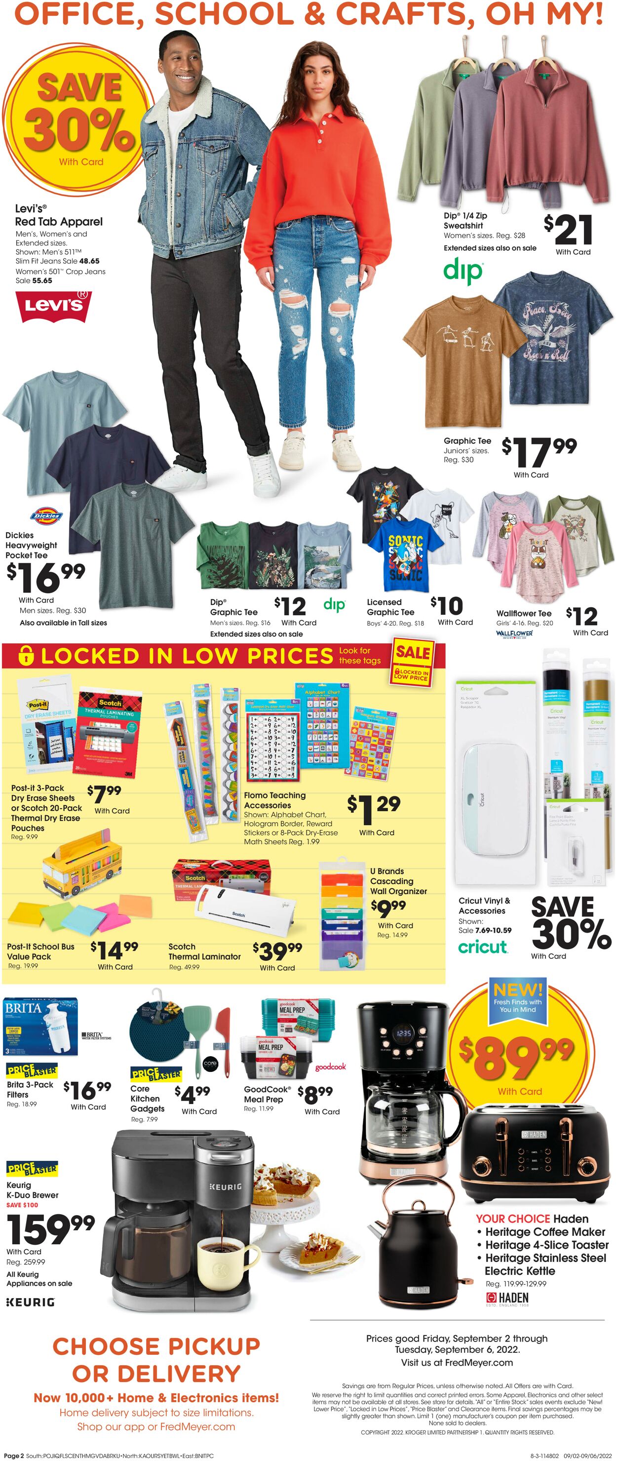 Fred Meyer Weekly Ad Circular - valid 09/02-09/06/2022 (Page 2)