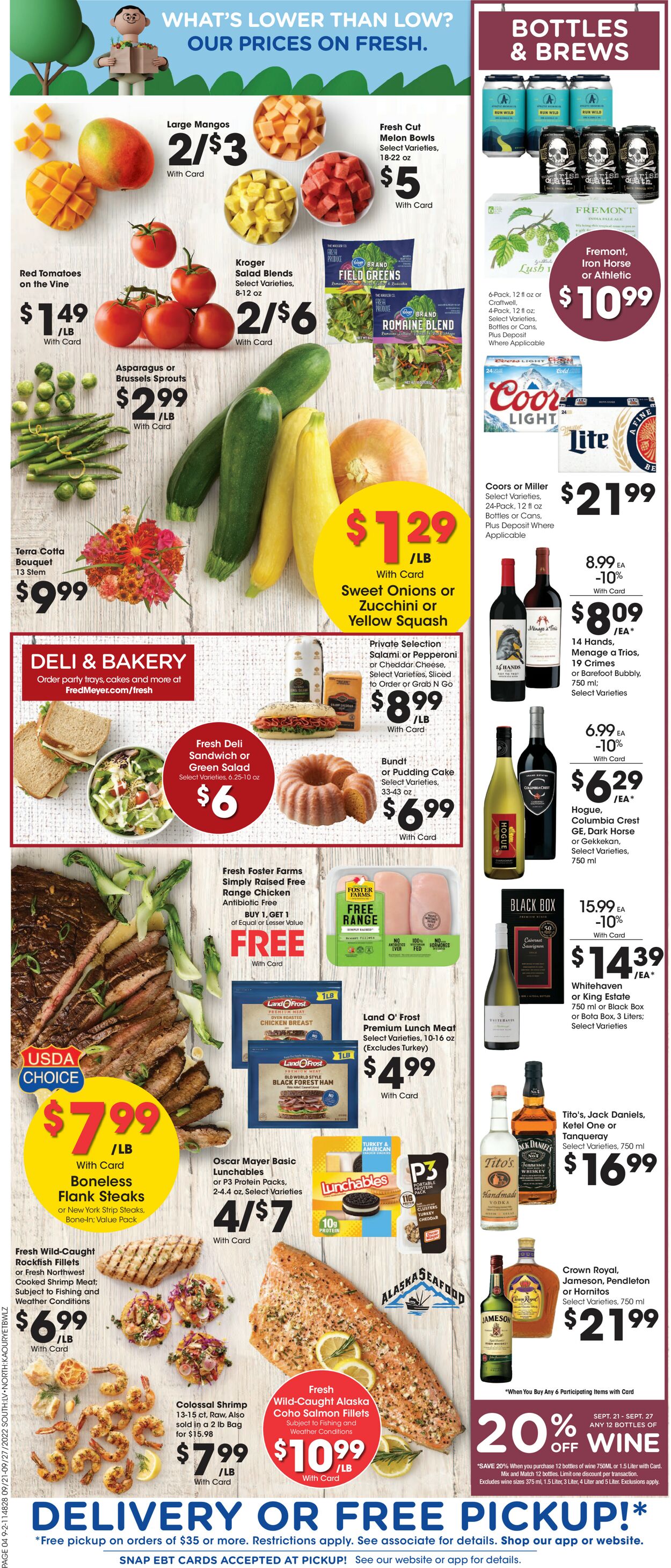 Fred Meyer Weekly Ad Circular - valid 09/21-09/27/2022 (Page 10)