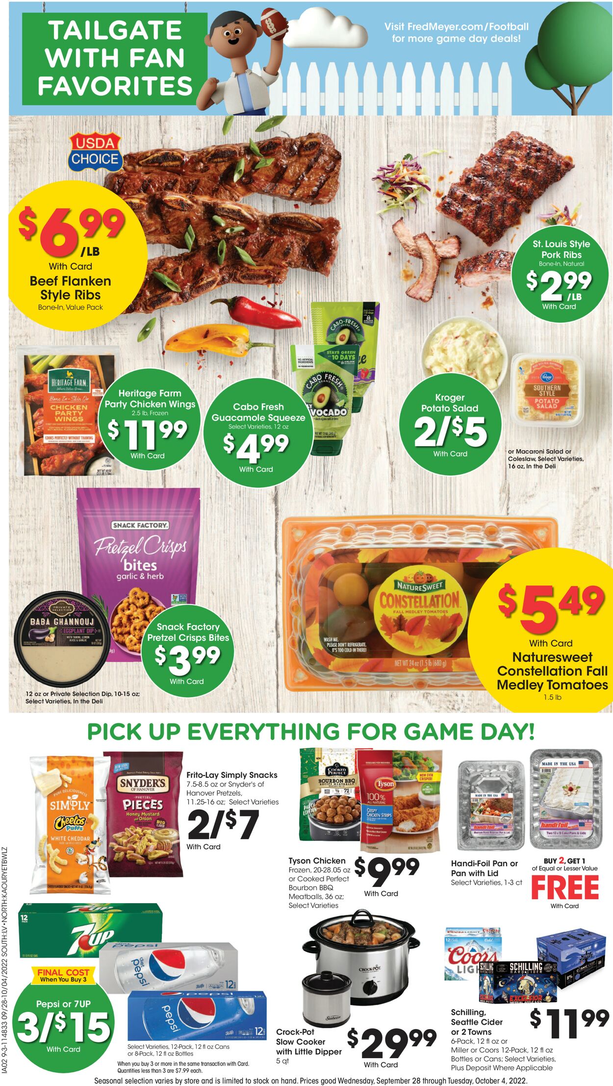 Fred Meyer Weekly Ad Circular - valid 09/28-10/04/2022 (Page 5)