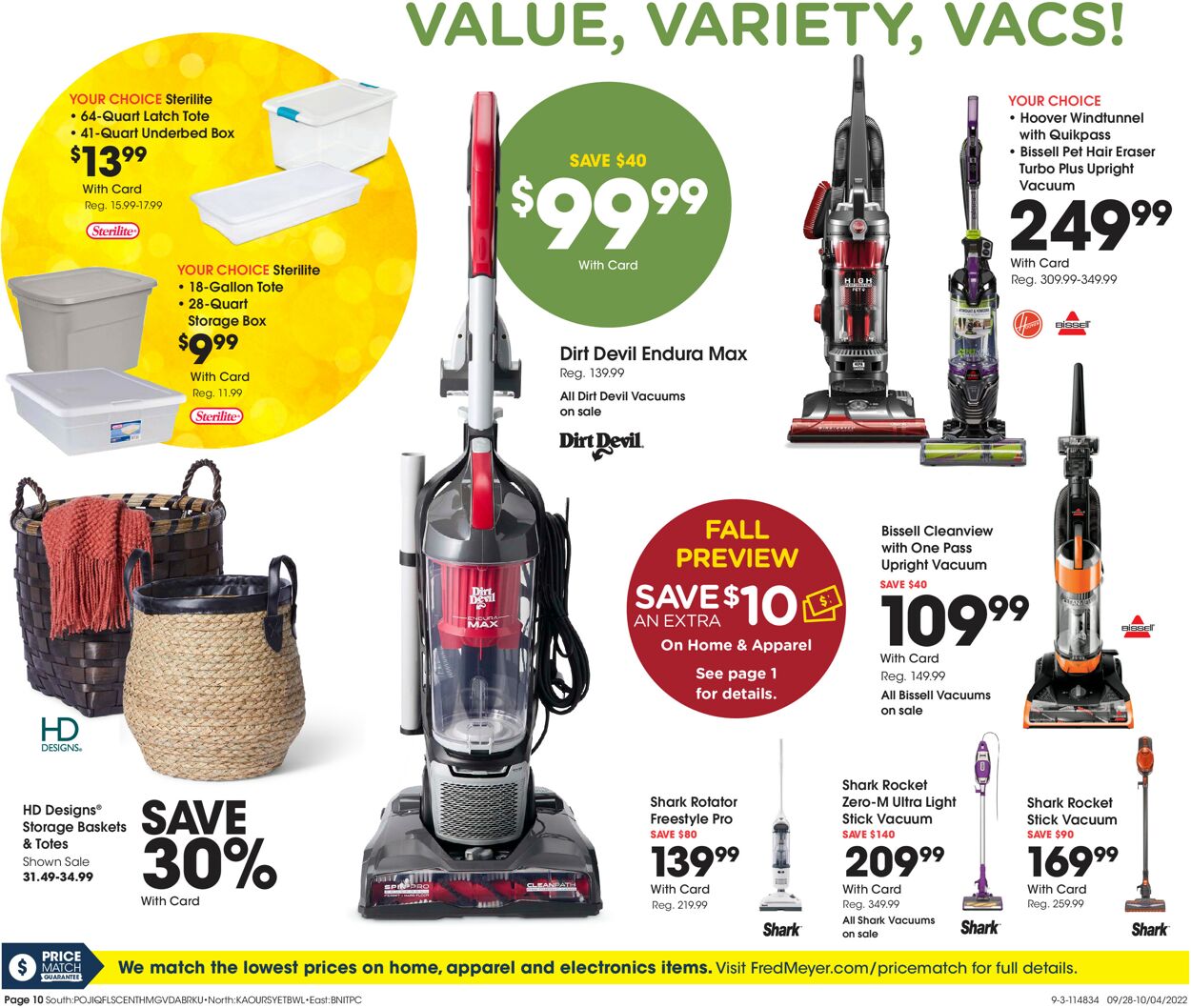 Fred Meyer Weekly Ad Circular - valid 09/28-10/04/2022 (Page 10)