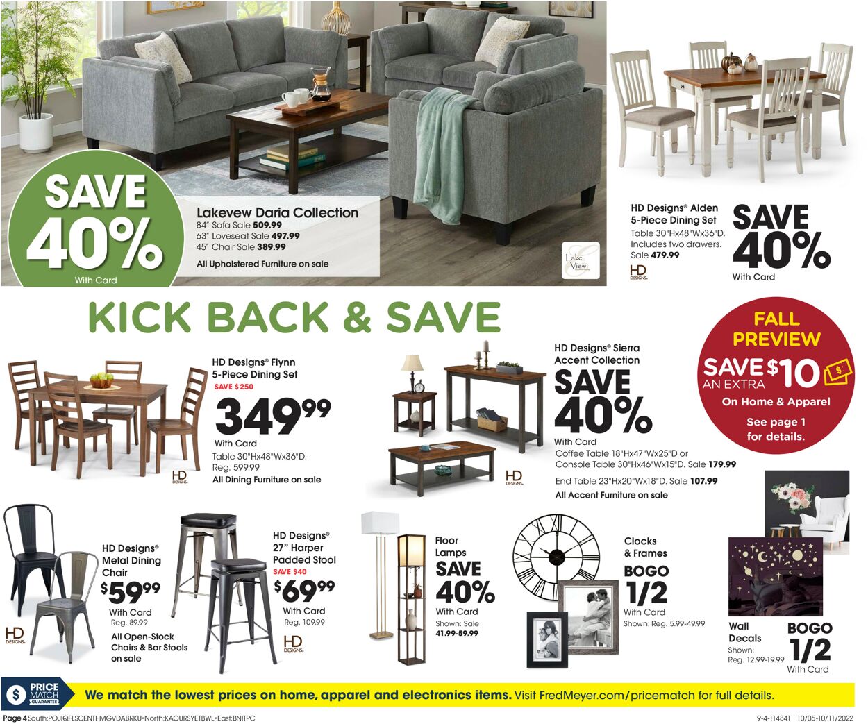 Fred Meyer Weekly Ad Circular - valid 10/05-10/11/2022 (Page 4)