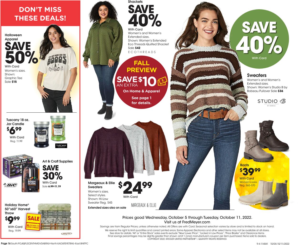 Fred Meyer Weekly Ad Circular - valid 10/05-10/11/2022 (Page 16)