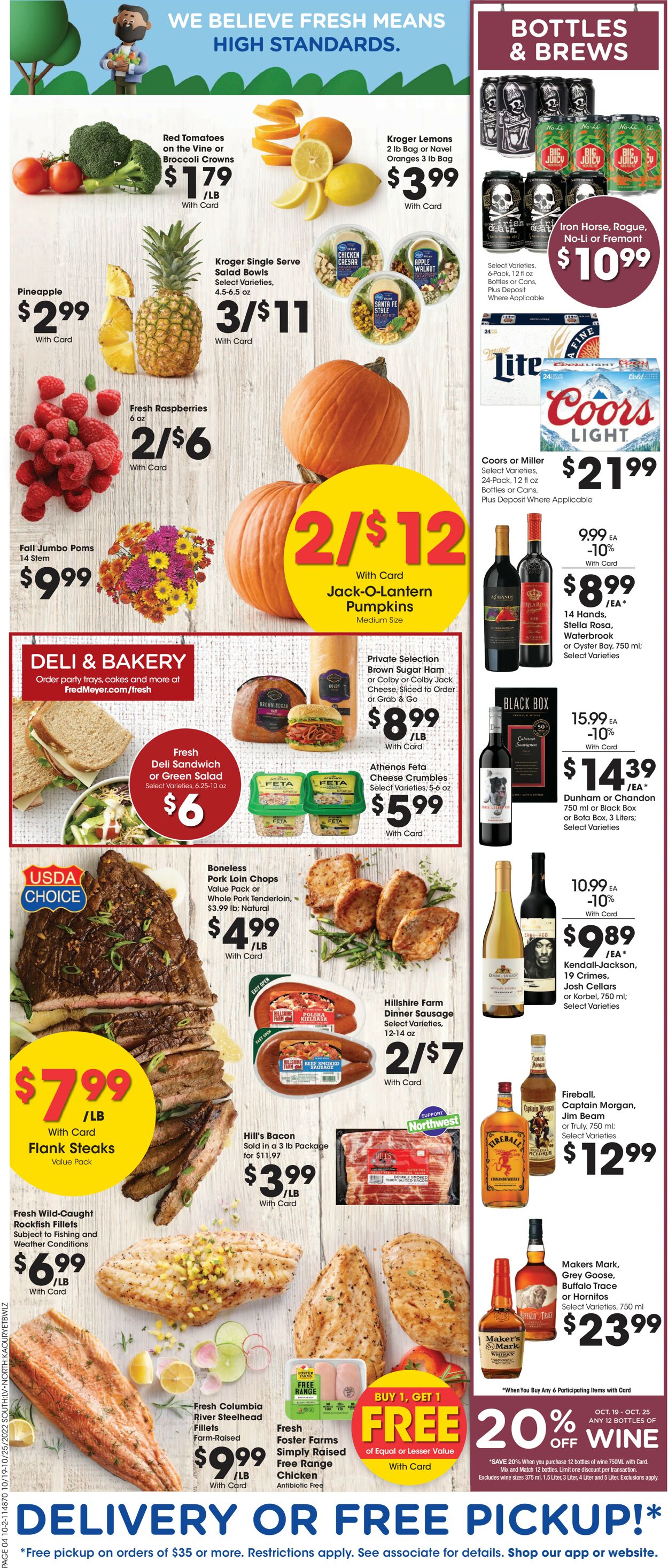 Fred Meyer Weekly Ad Circular - valid 10/19-10/25/2022 (Page 9)