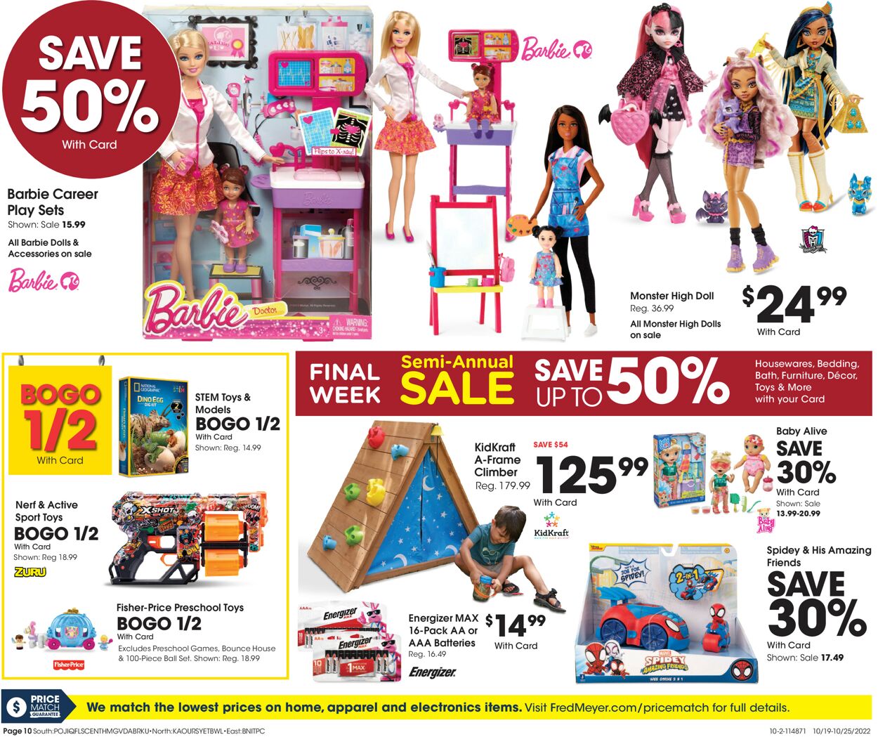 Fred Meyer Weekly Ad Circular - valid 10/19-10/25/2022 (Page 10)