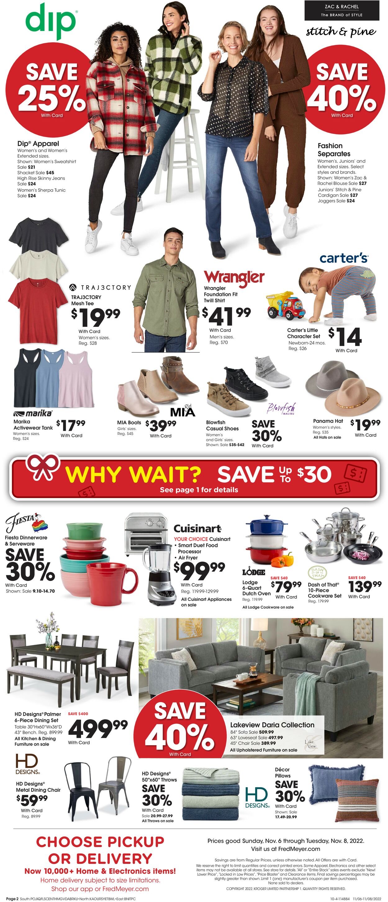 Fred Meyer Weekly Ad Circular - valid 11/06-11/08/2022 (Page 2)