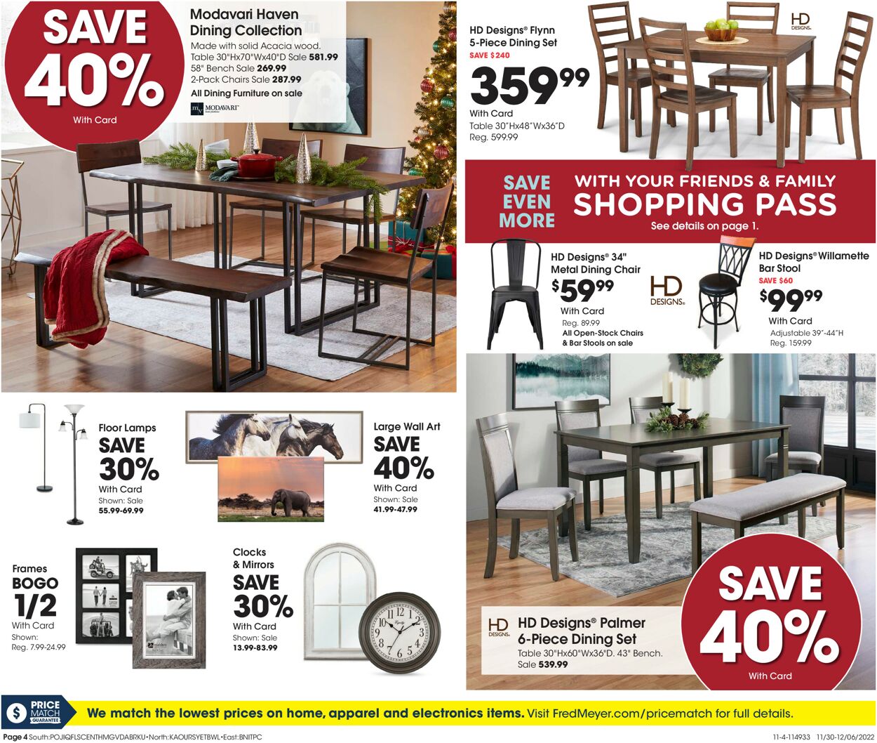 Fred Meyer Weekly Ad Circular - valid 11/30-12/06/2022 (Page 4)