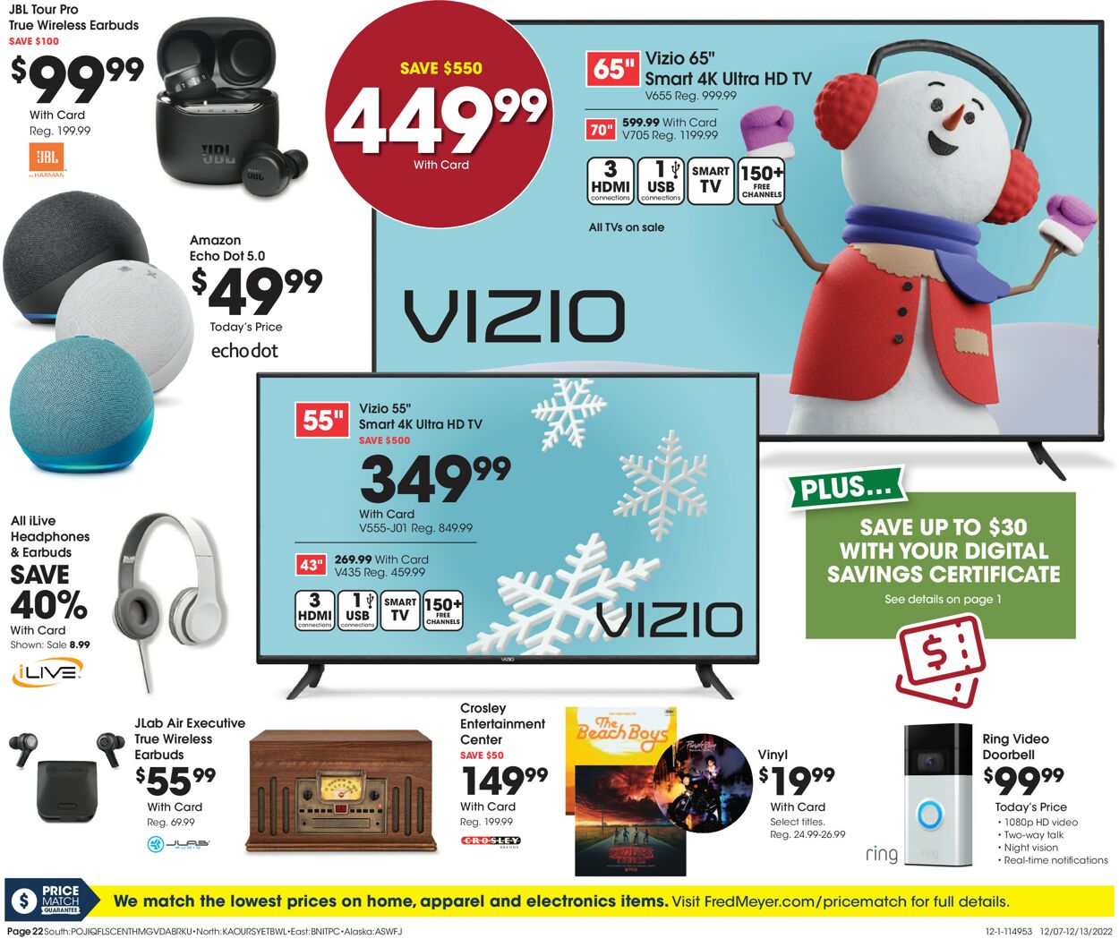 Fred Meyer Weekly Ad Circular - valid 12/07-12/13/2022 (Page 22)