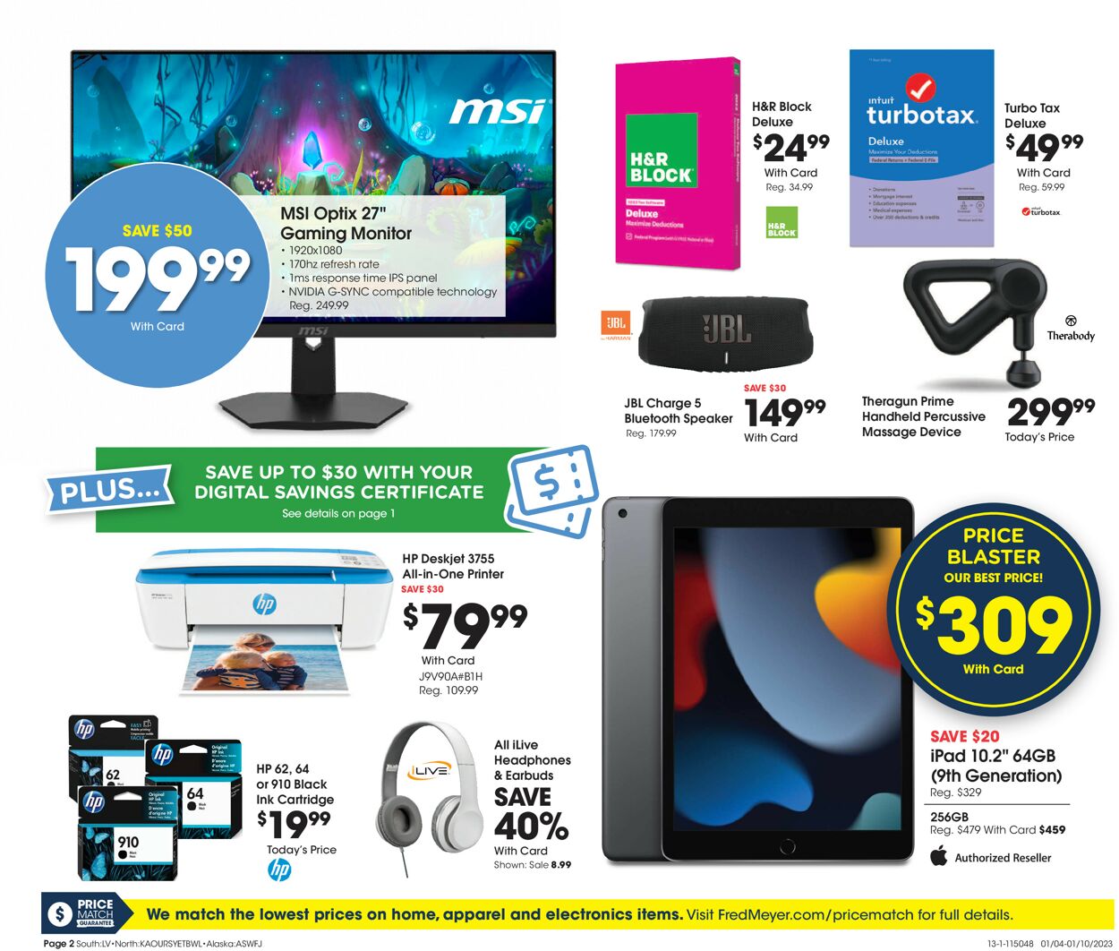 Fred Meyer Weekly Ad Circular - valid 01/04-01/10/2023 (Page 2)