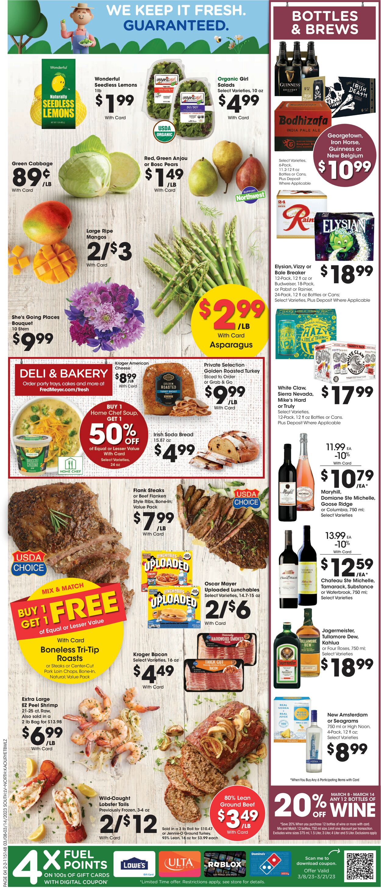 Fred Meyer Weekly Ad Circular - valid 03/08-03/14/2023 (Page 9)