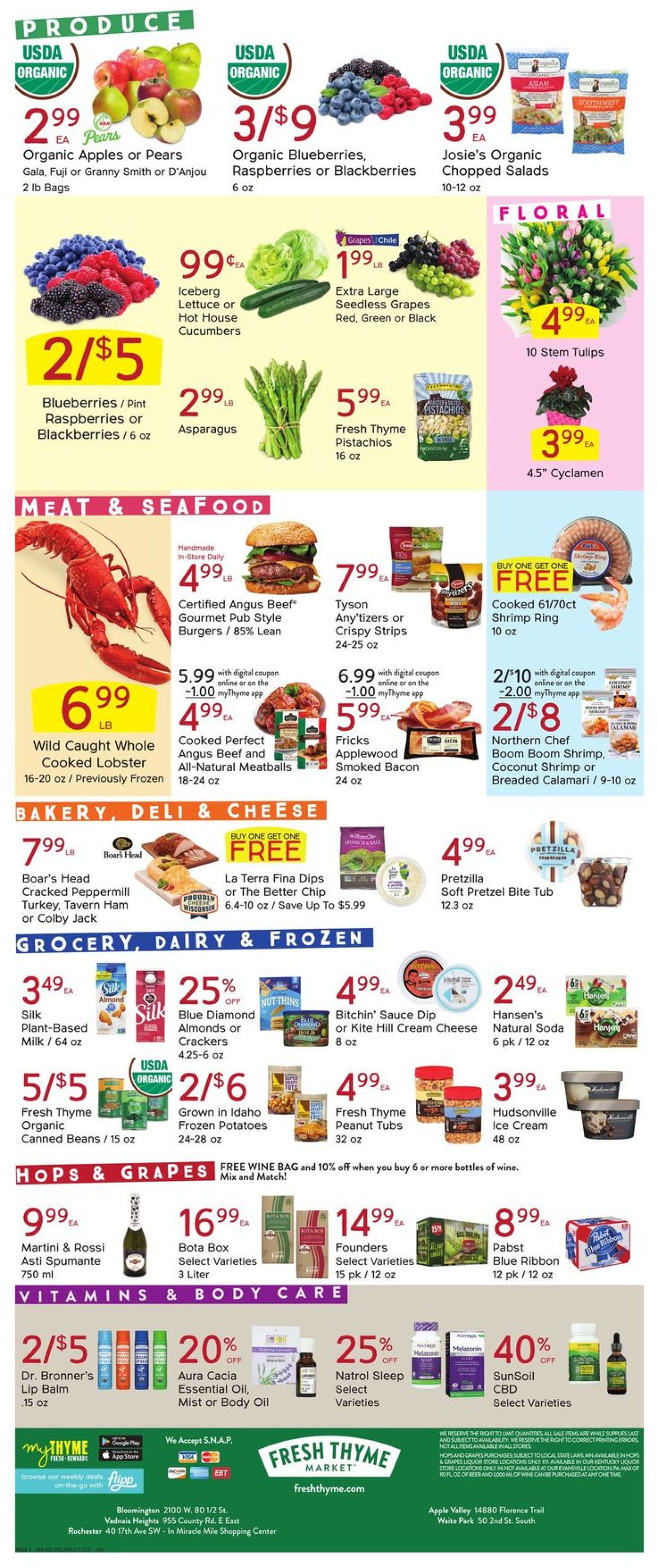 Fresh Thyme Weekly Ad Circular - valid 02/03-02/09/2021 (Page 2)
