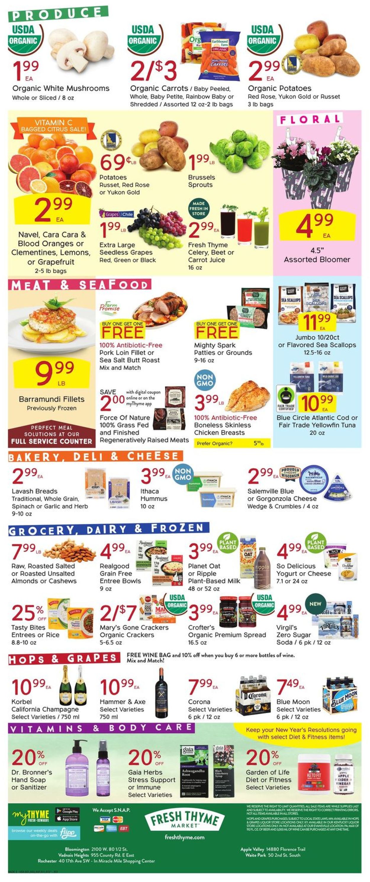 Fresh Thyme Weekly Ad Circular - valid 02/17-02/23/2021 (Page 2)