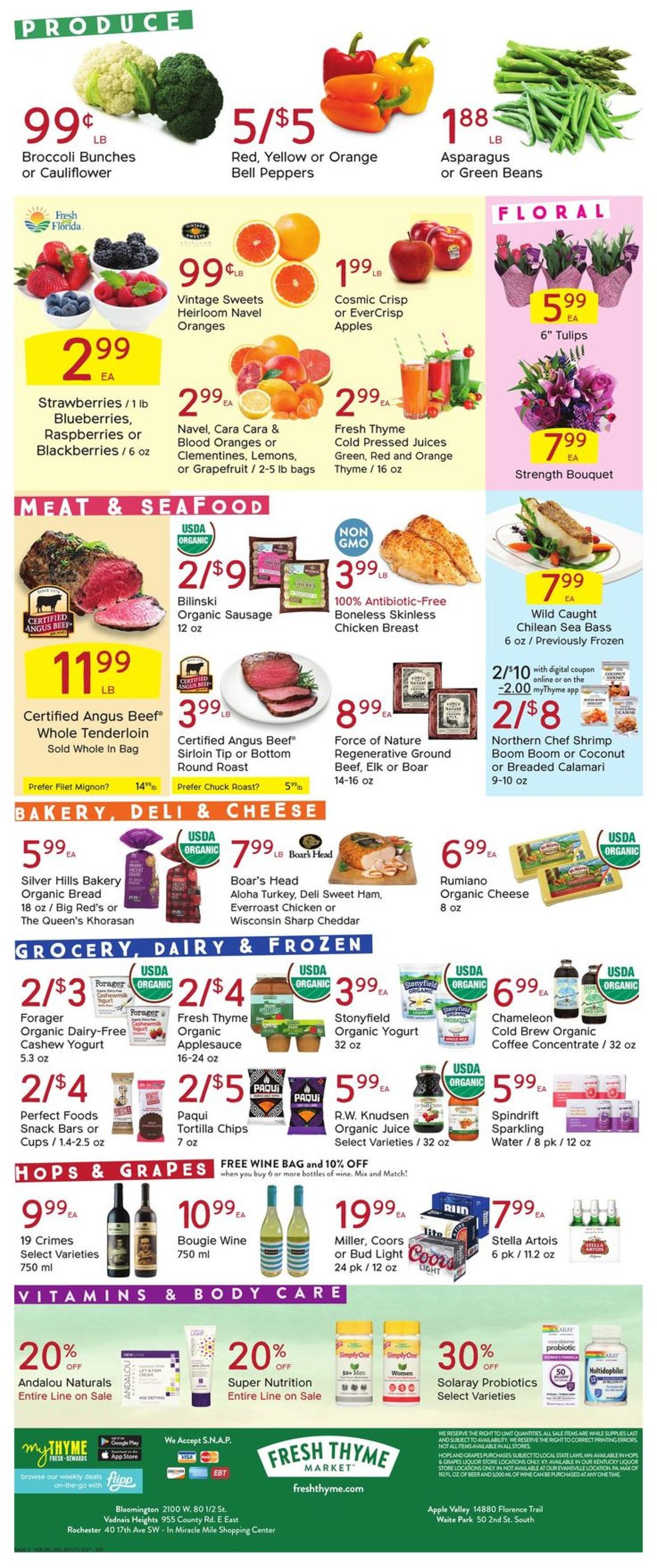 Fresh Thyme Weekly Ad Circular - valid 03/03-03/09/2021 (Page 2)